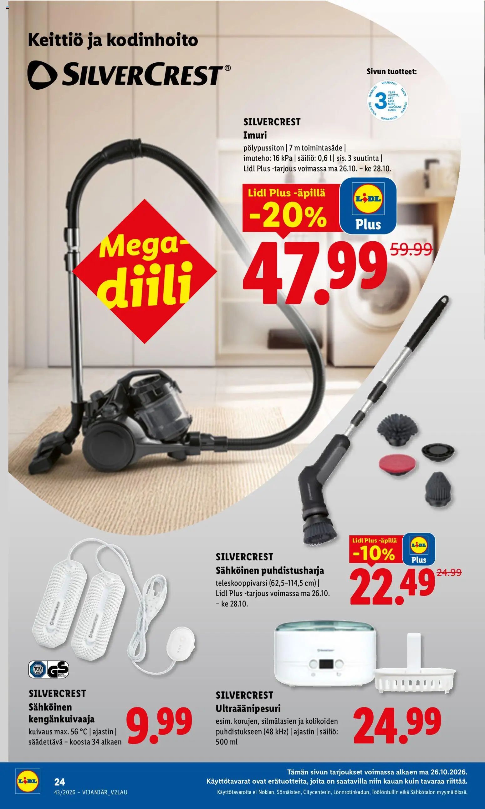 Lidl tarjoukset – voimassa 26/10/2026 alkaen | Sivu: 16