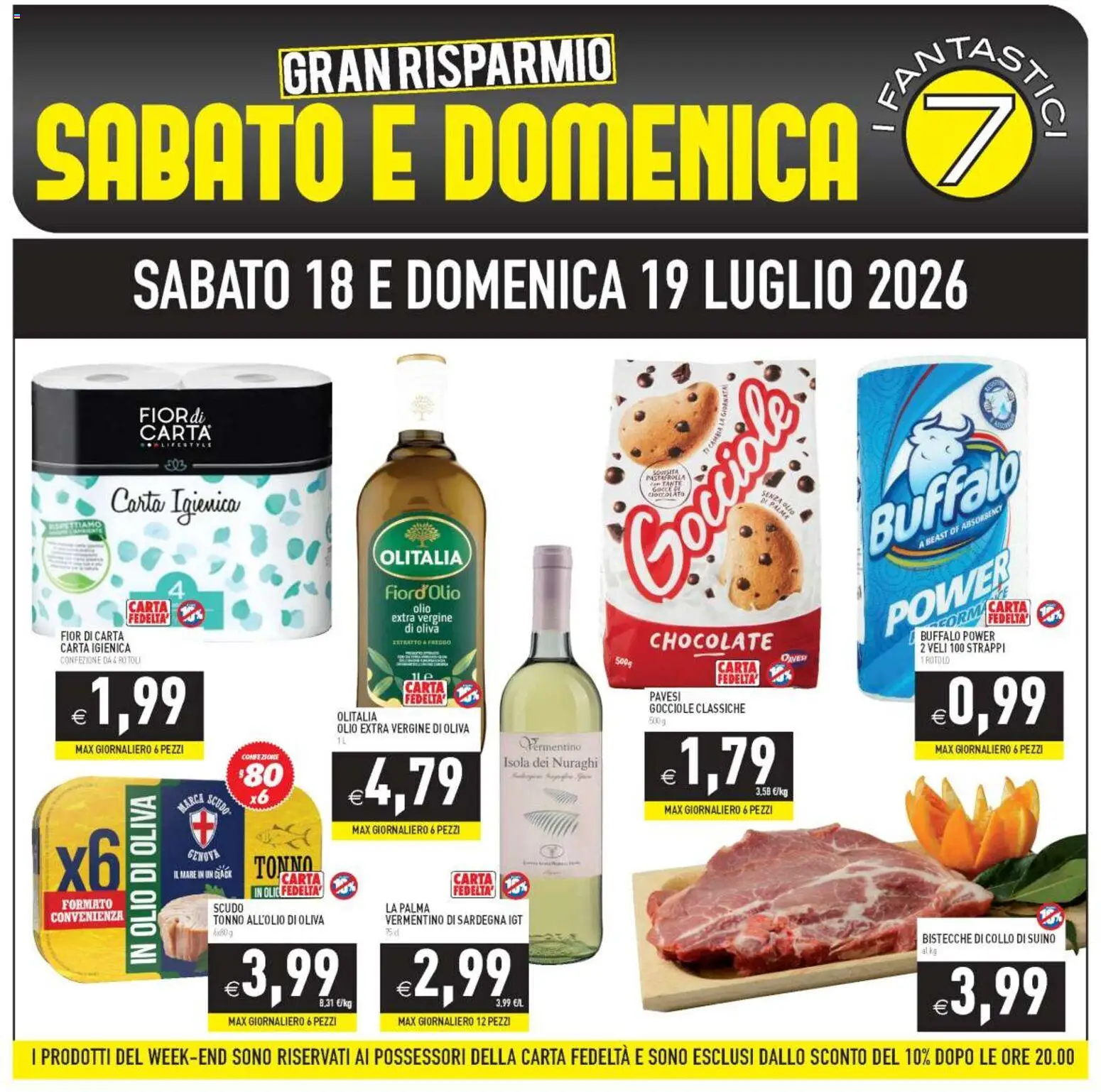 Volantino PIM Supermercati del 18/07/2026 | Pagina: 1