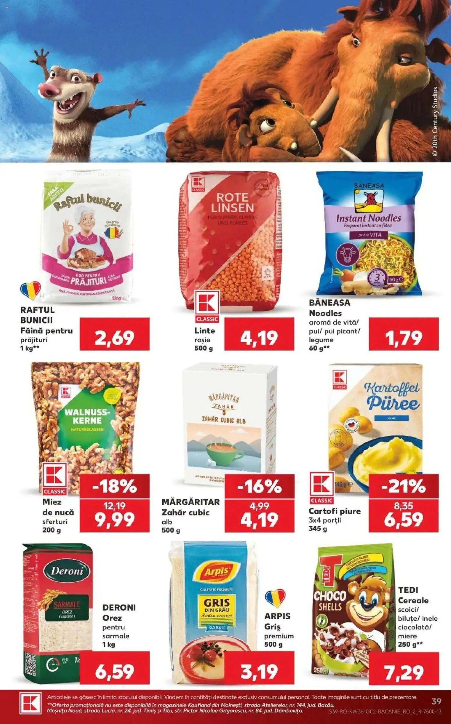 Kaufland Viseu de Sus 02.09.2026 - Revista si Oferta | Pagină: 39 | Produse: Orez, Cereale, Legume, Zahăr