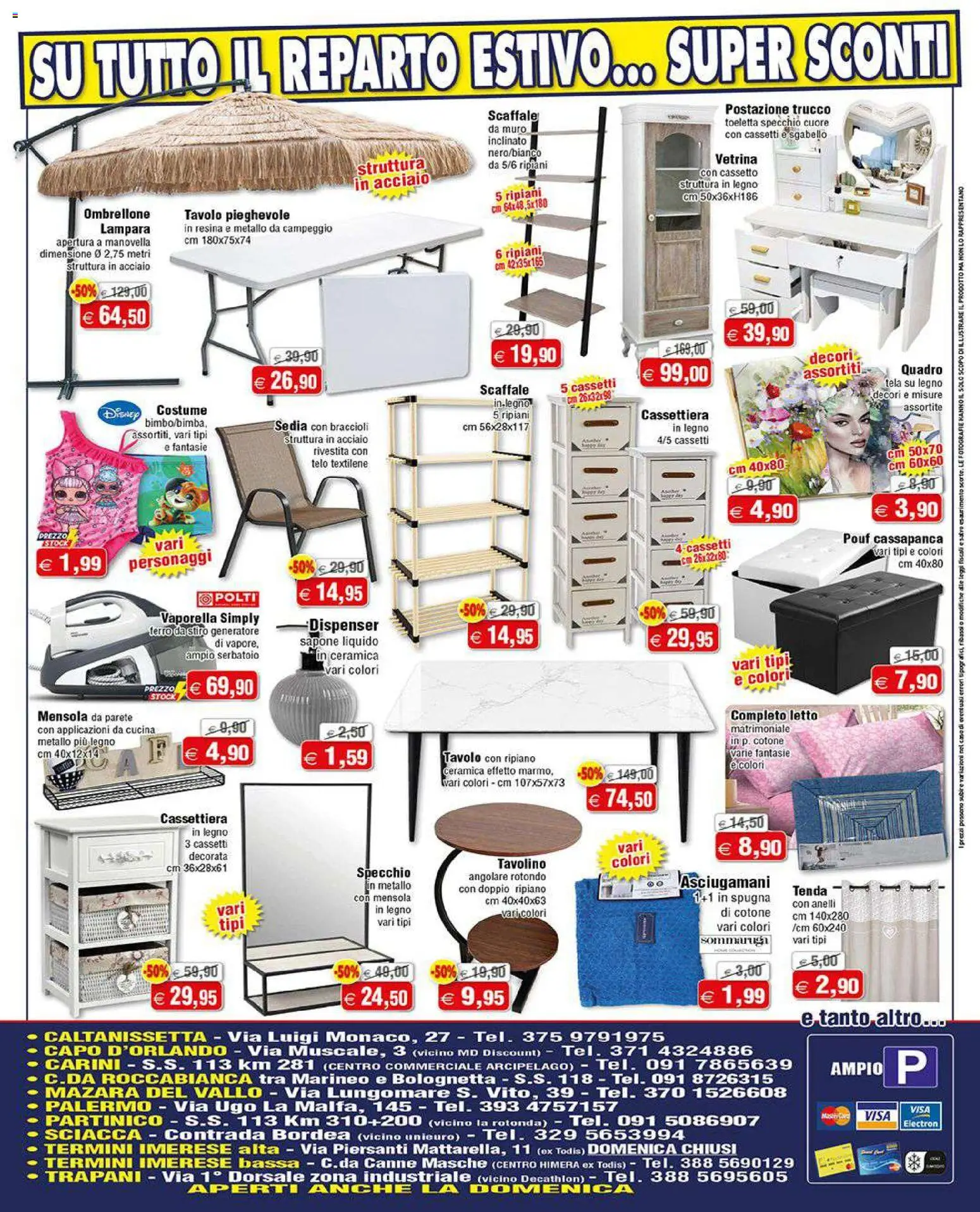 Volantino Magazzini Smart del 14/08/2026 | Pagina: 4 | Prodotti: Spugna, Scaffale, Ferro da stiro, Mensola