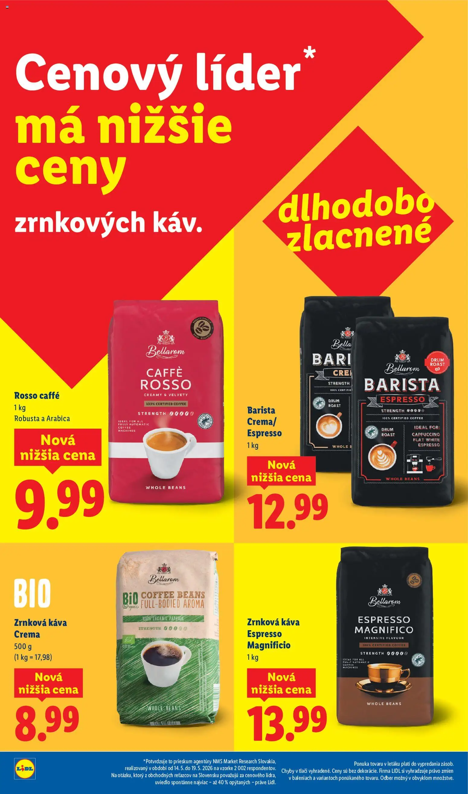 Nové Lidl akcie – leták je platný od 03.07.2026 | Strana: 22 | Produkty: Káva, Barista, Zrnková káva