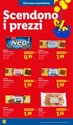 Anteprima del volantino Sonday Biscotti al burro, con cioccolato al latte, 125 g confezione valido a partire dal 08/01/2026 | Pagina: 28