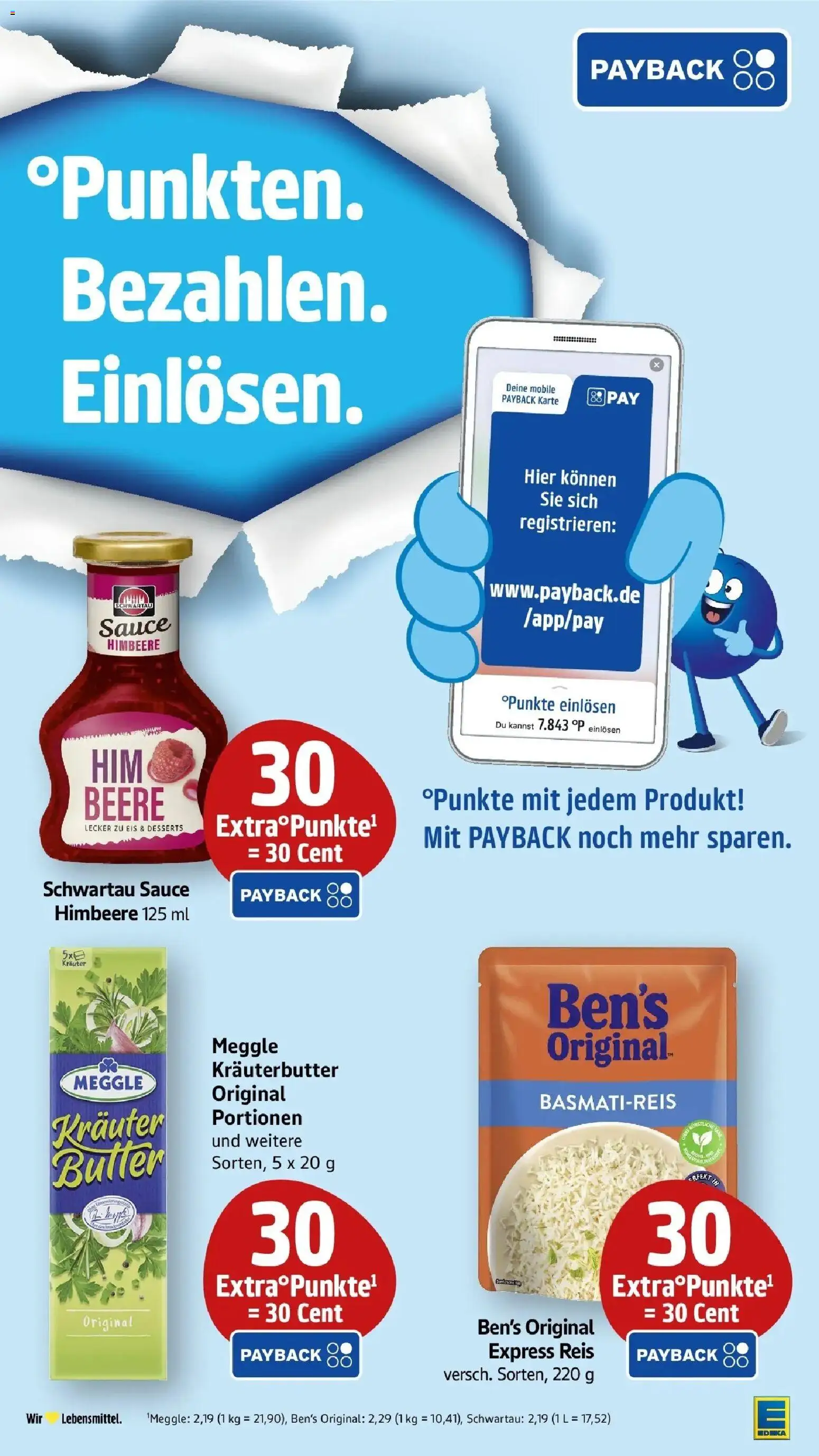 E center - E center: Wochenangebote – gültig ab 28.06.2026 | Seite: 19 | Produkte: Butter, Kräuterbutter, Reis, Eis