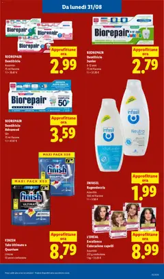 Anteprima del volantino Biorepair Dentifricio Advanced, 50+ 75 ml flacone valido a partire dal 27/08/2026 | Pagina: 50 | Prodotti: Dentifricio, Colorazione capelli, Limone
