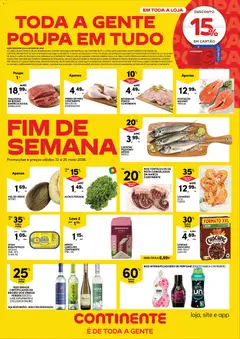 Pré-visualização Continente Fim de Semana à Continente válido de 22.05.2026