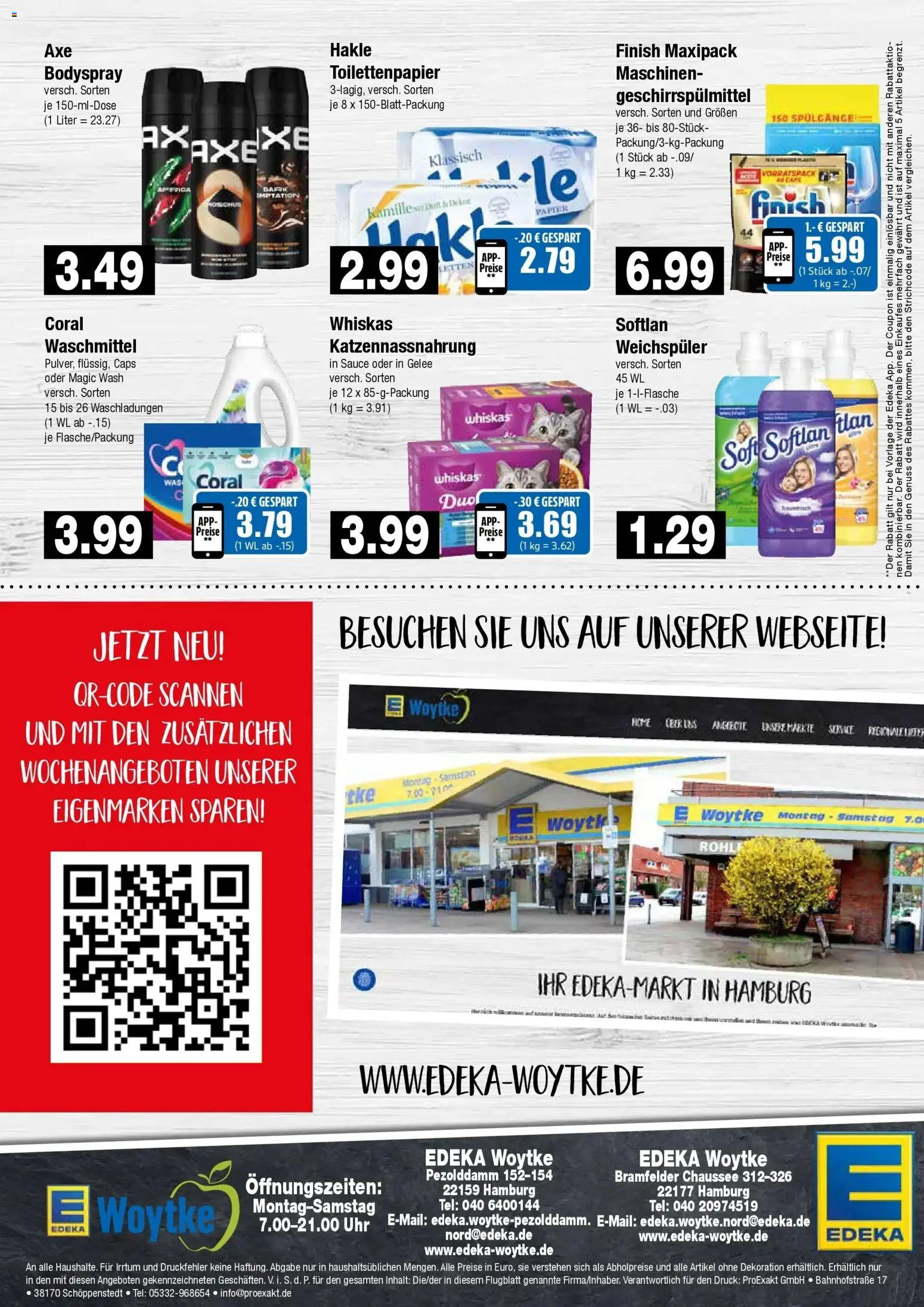 Edeka Prospekt Hamburg (ab 14.09.2026) » Angebote Online | Seite: 8 | Produkte: Coral, Waschmittel, Uhr, Whiskas
