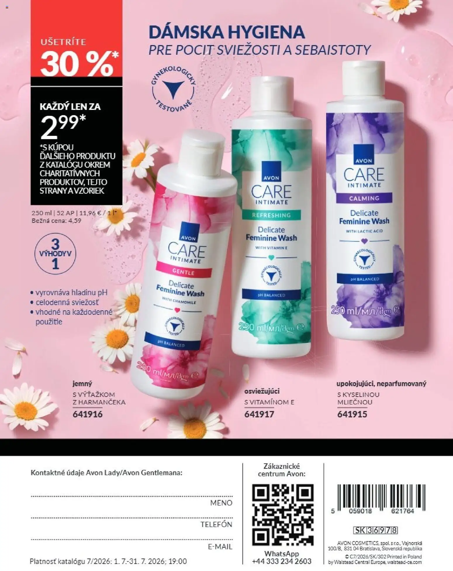 Nové Avon akcie – leták je platný od 01.07.2026 | Strana: 179 | Produkty: Telefón
