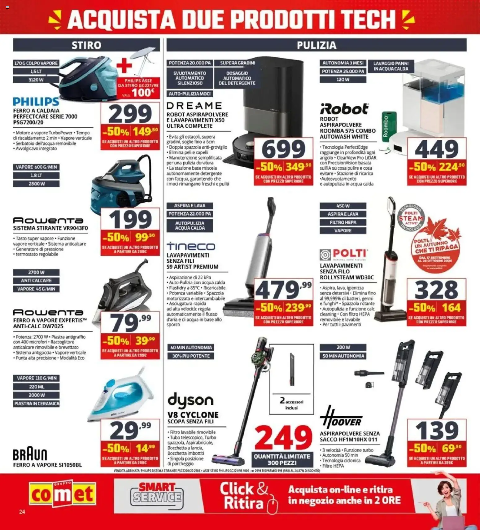 Nuovo Comet volantino dal 24/09/2026 > offerte anteprima 🛍️ | Pagina: 24 | Prodotti: Caldaia, Tubo, Generatore, Dyson