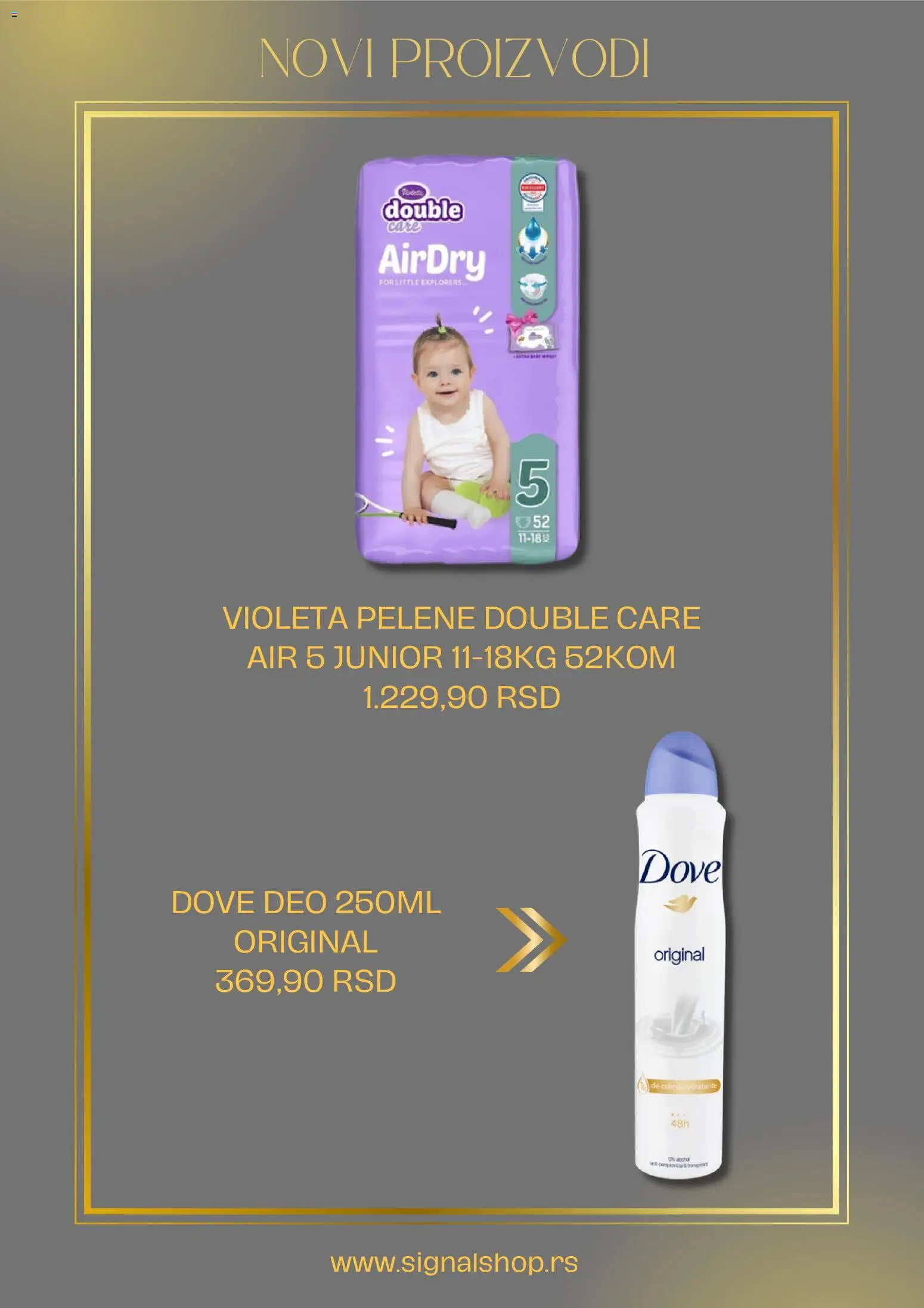 Signal Plus katalog - važi od 12.05.2026 | Strana: 8 | Proizvode: Dove, Pelene