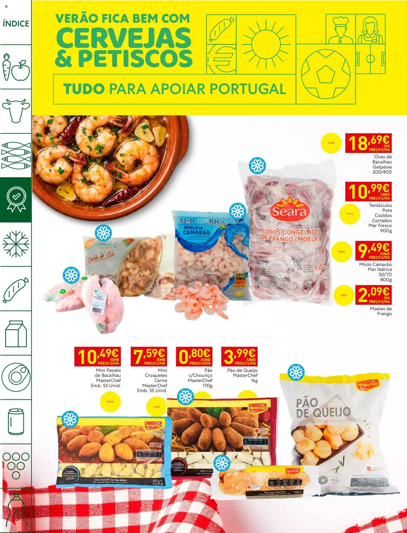 Recheio Horeca │ válido de 16.06.2026 | Página: 8 | Produtos: Bacalhau, Queijo, Pão, Carne