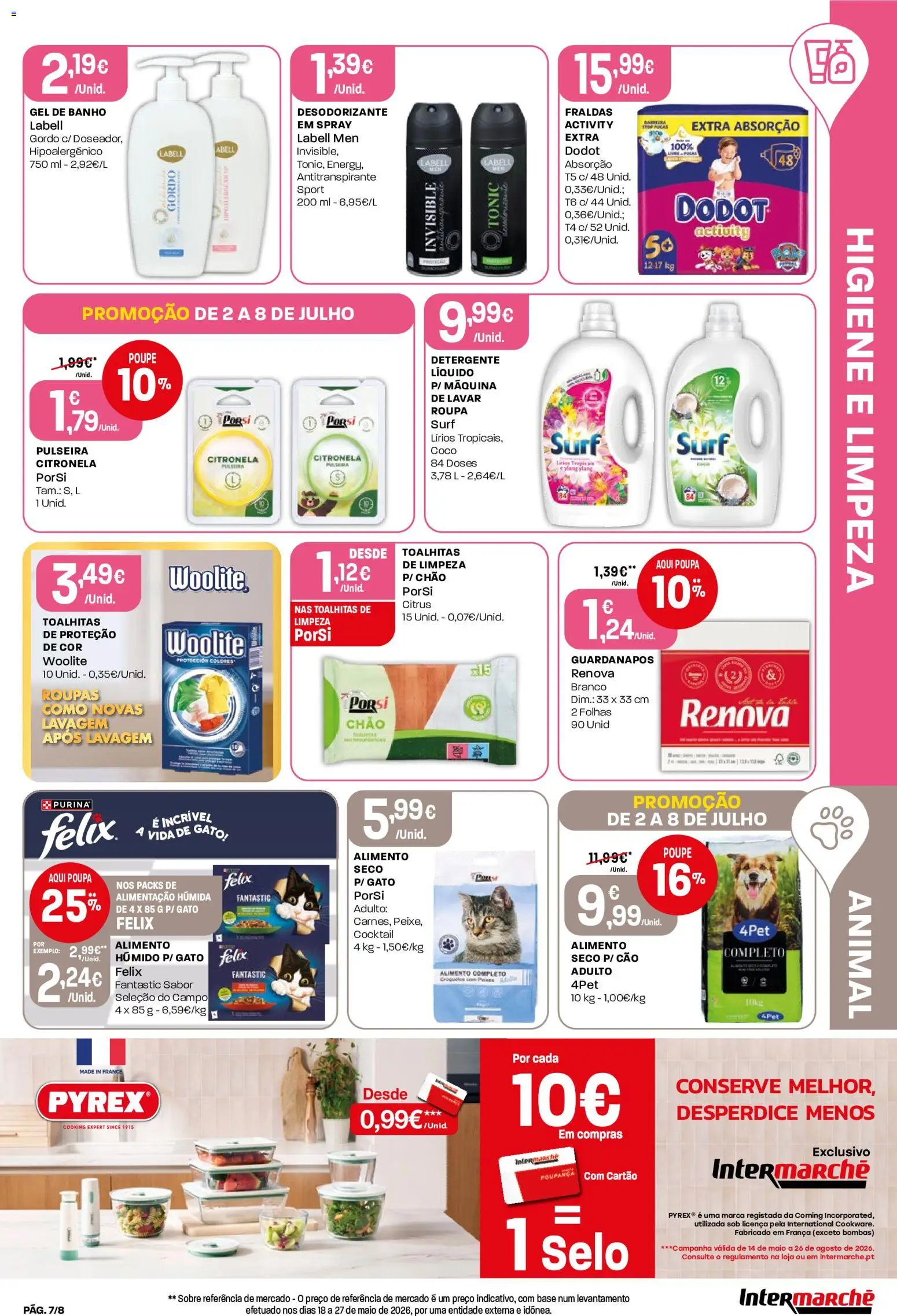 Intermarché Folheto Mini │ válido de 02/07/2026 | Página: 7 | Produtos: Pulseira, Antitranspirante, Base, Detergente