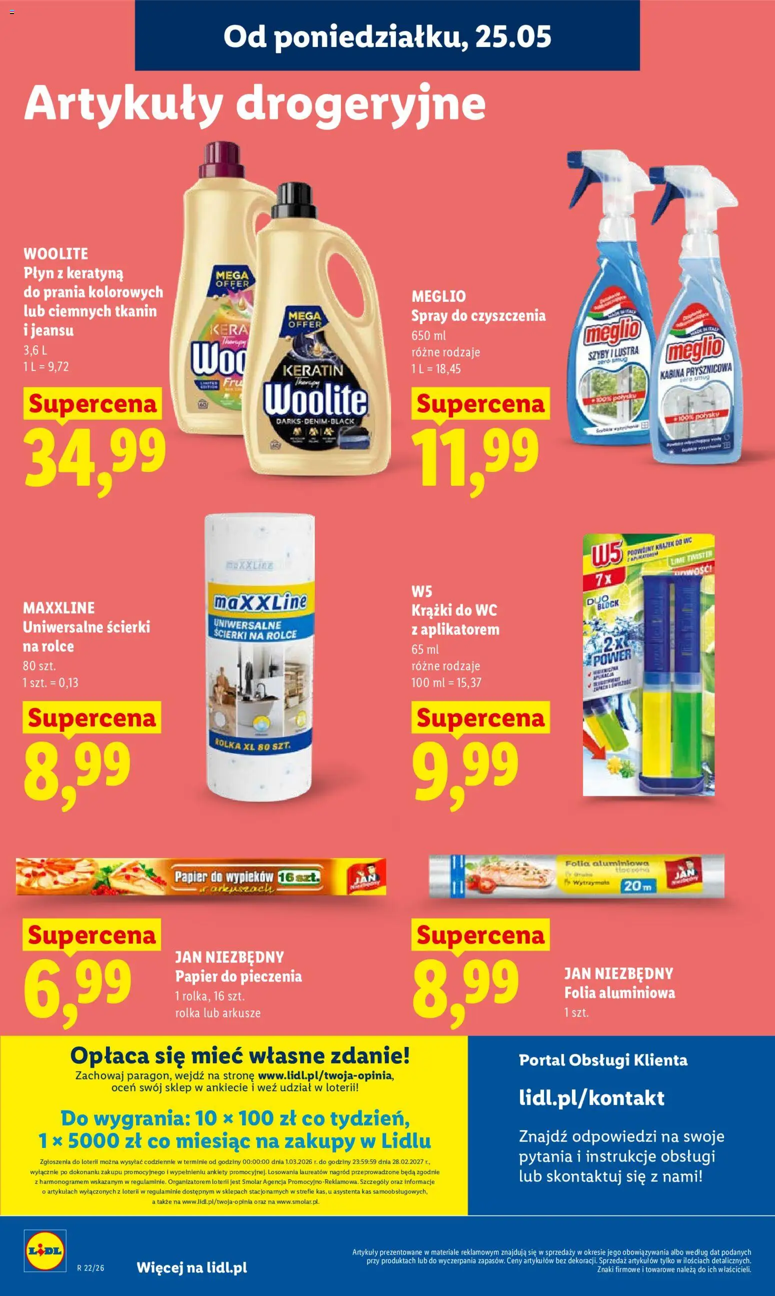 Lidl gazetka od 25.05.2026 | Strona: 94 | Produkty: Meglio, Papier do pieczenia, Detergent