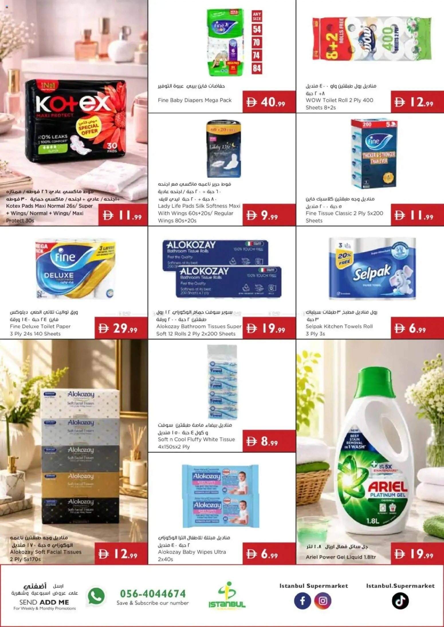 {H1} | Page: 13 | Products: Tissues, Toilet paper, Pads, Toilet