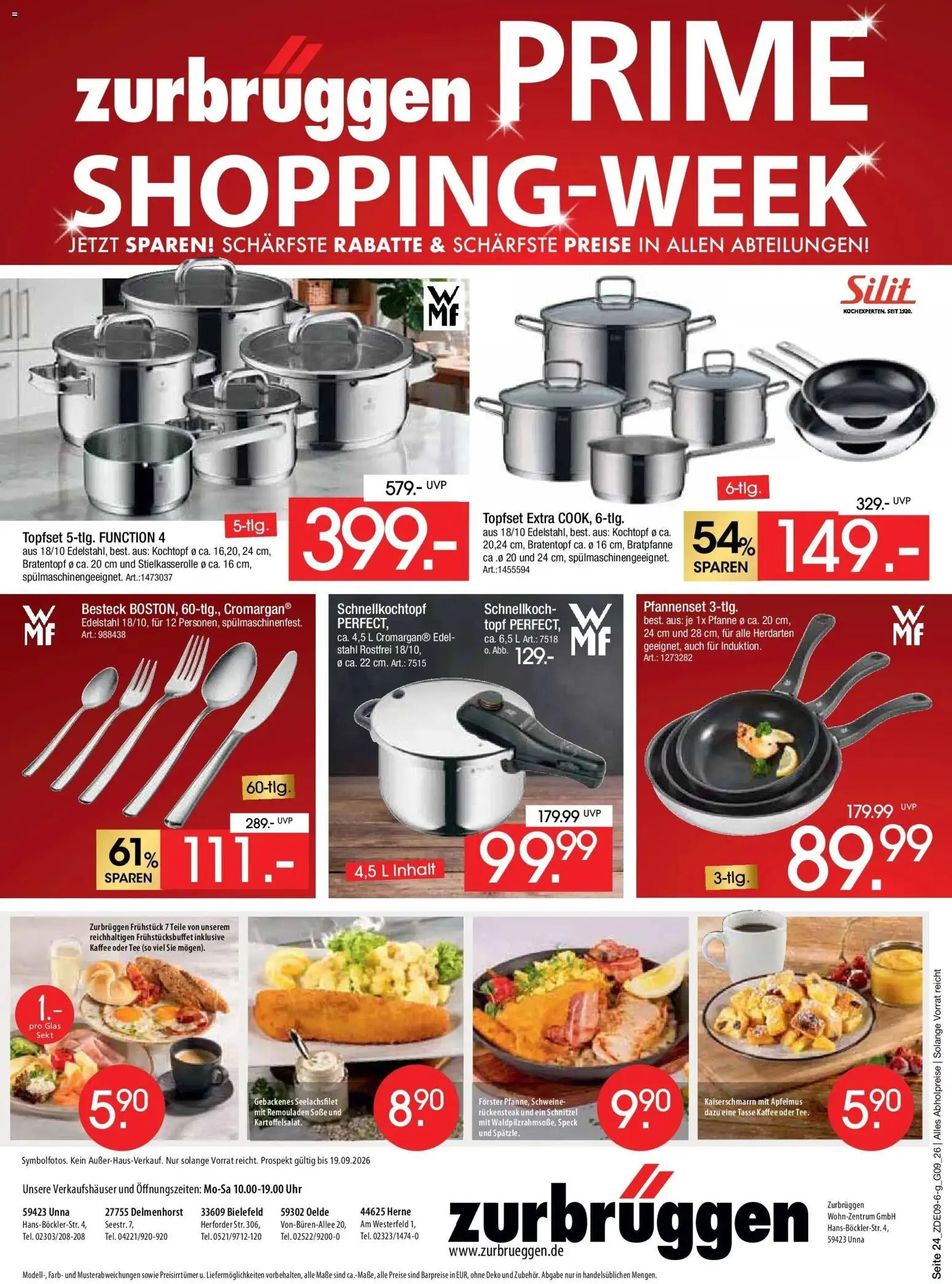Zurbrüggen Prime Shopping week – gültig ab 12.09.2026 | Seite: 42 | Produkte: Kaffee, Soße, Tee, Apfelmus