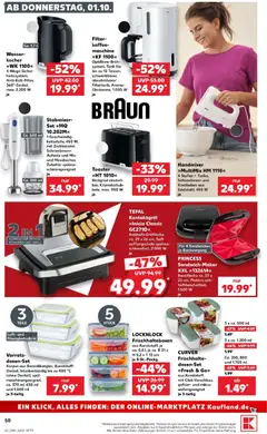 Kaufland Prospekt Stuttgart ab 01.10.2026 gültig | Seite: 50 | Produkte: Lindor, Lindt, Fernet, Berentzen