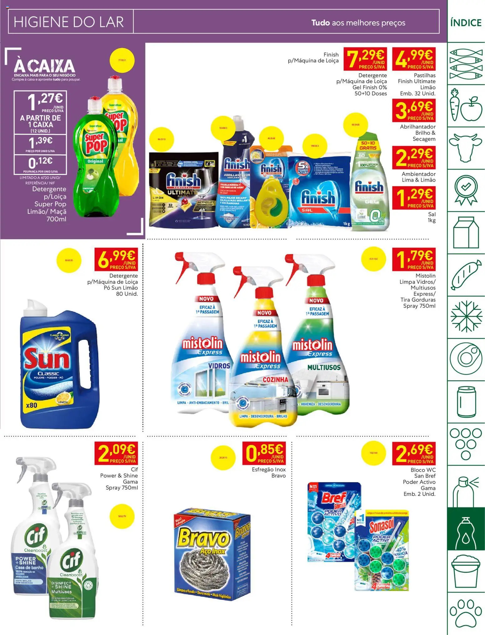 Recheio folheto Madeira │ válido de 21/07/2026 | Página: 35 | Produtos: Esfregão, Pó, Detergente, Casa de banho
