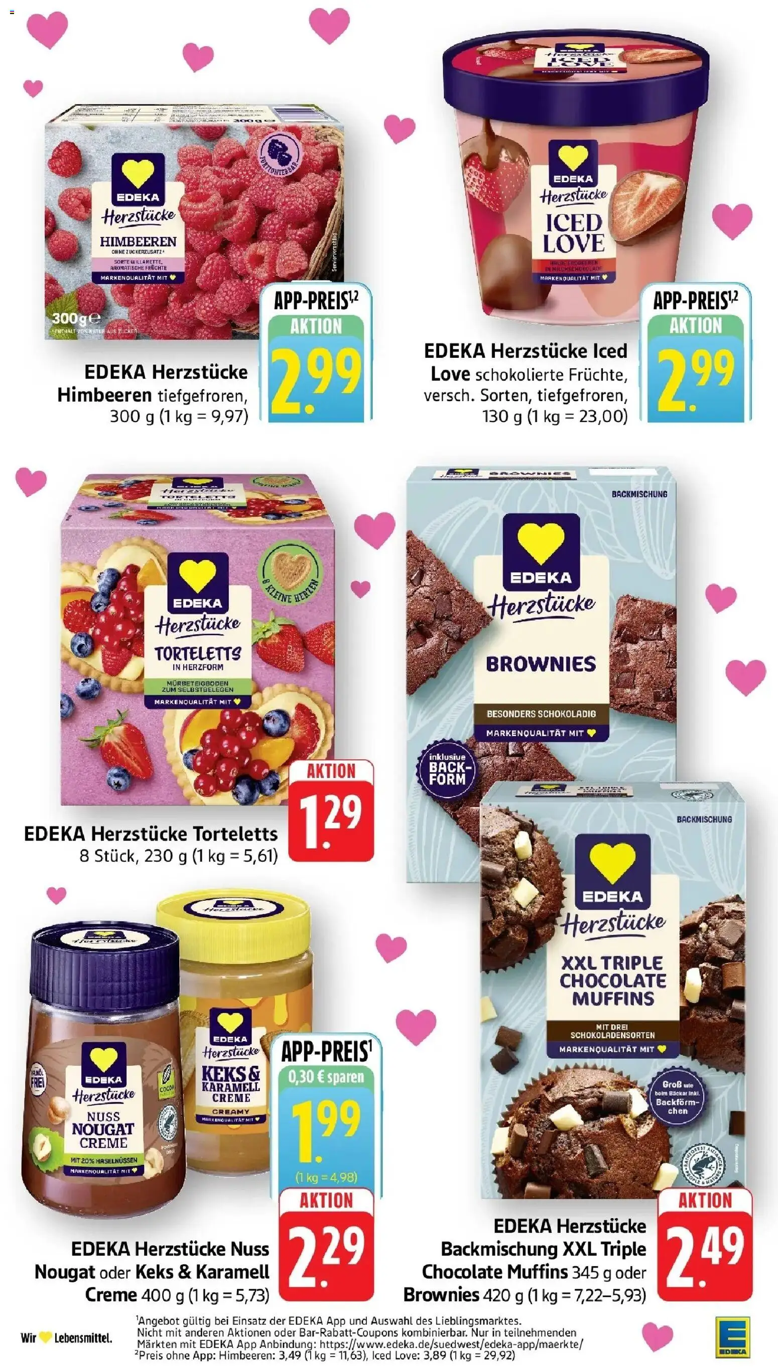 Edeka prospekt Weinstadt-Großheppach	 – gültig ab 04.05.2026 | Seite: 23 | Produkte: Himbeeren, Creme, Erdbeeren