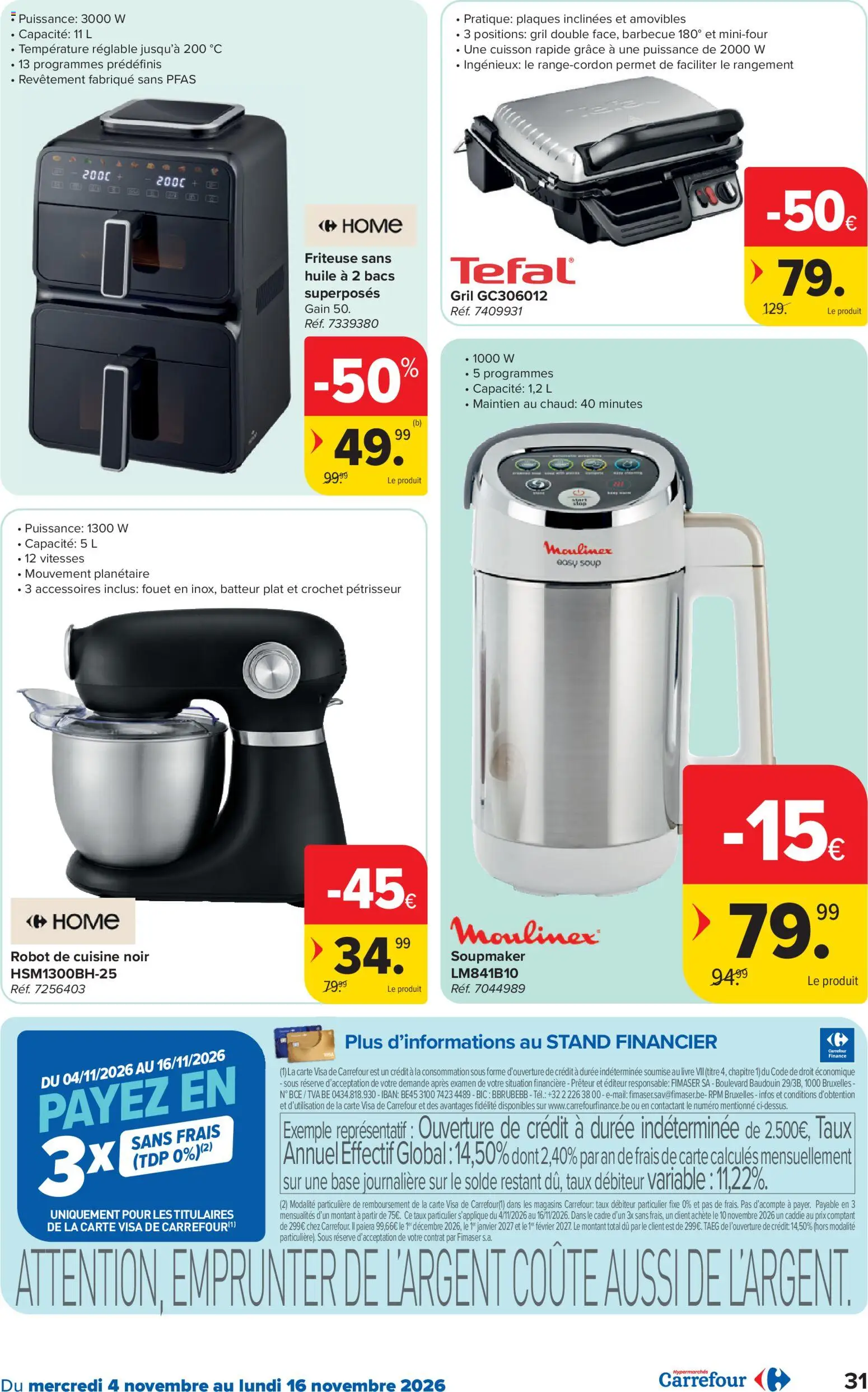 {H1} | Pagina: 31 | Producten: Grill, Robot, La, Friteuse