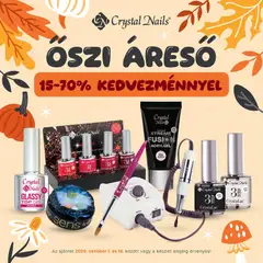 Crystal Nails akciós újság - amely érvényes a következő dátumtól: 2026.10.01.