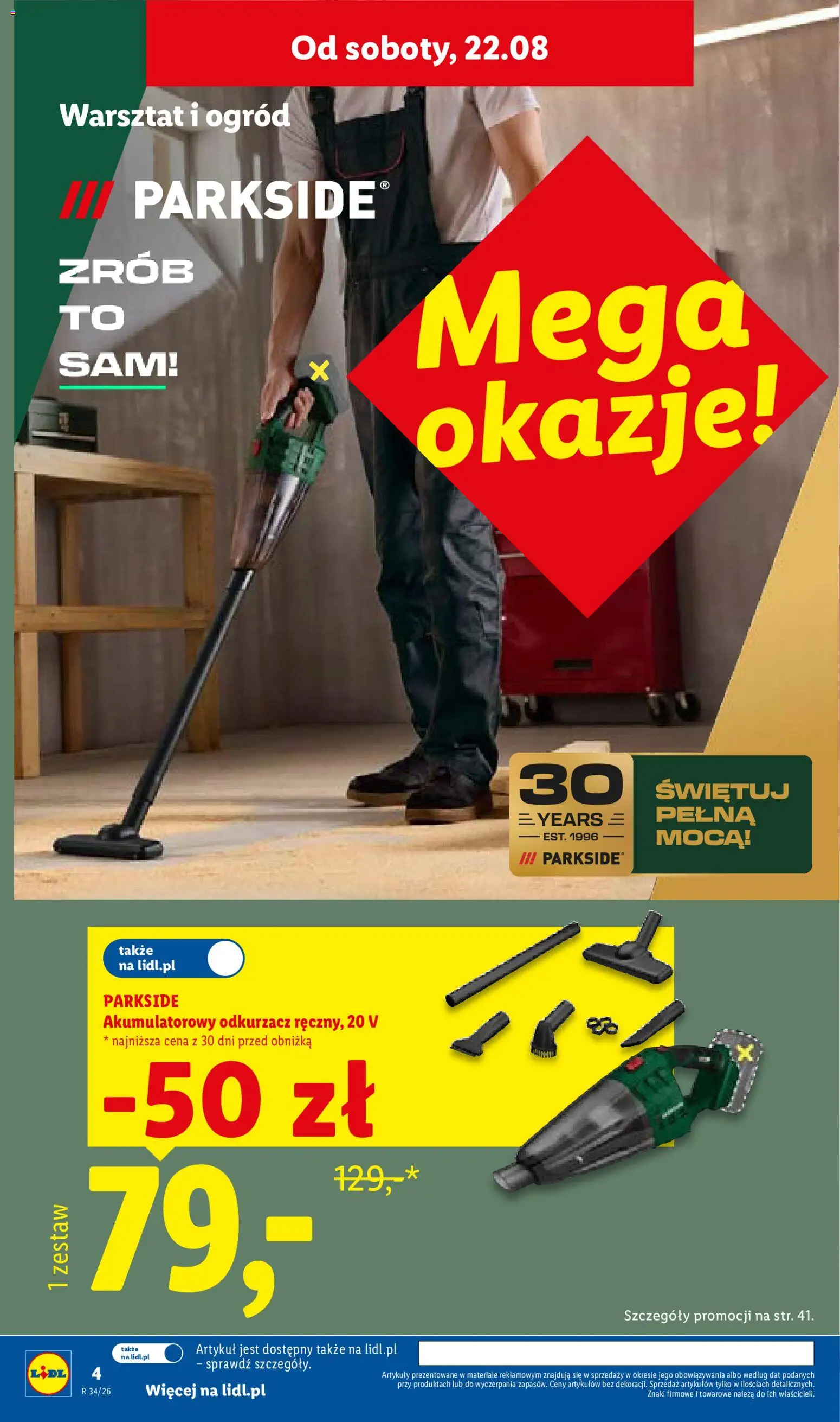 Lidl Polsko katalog od 17.08.2026 | Strana: 4 | Produkty: Parkside