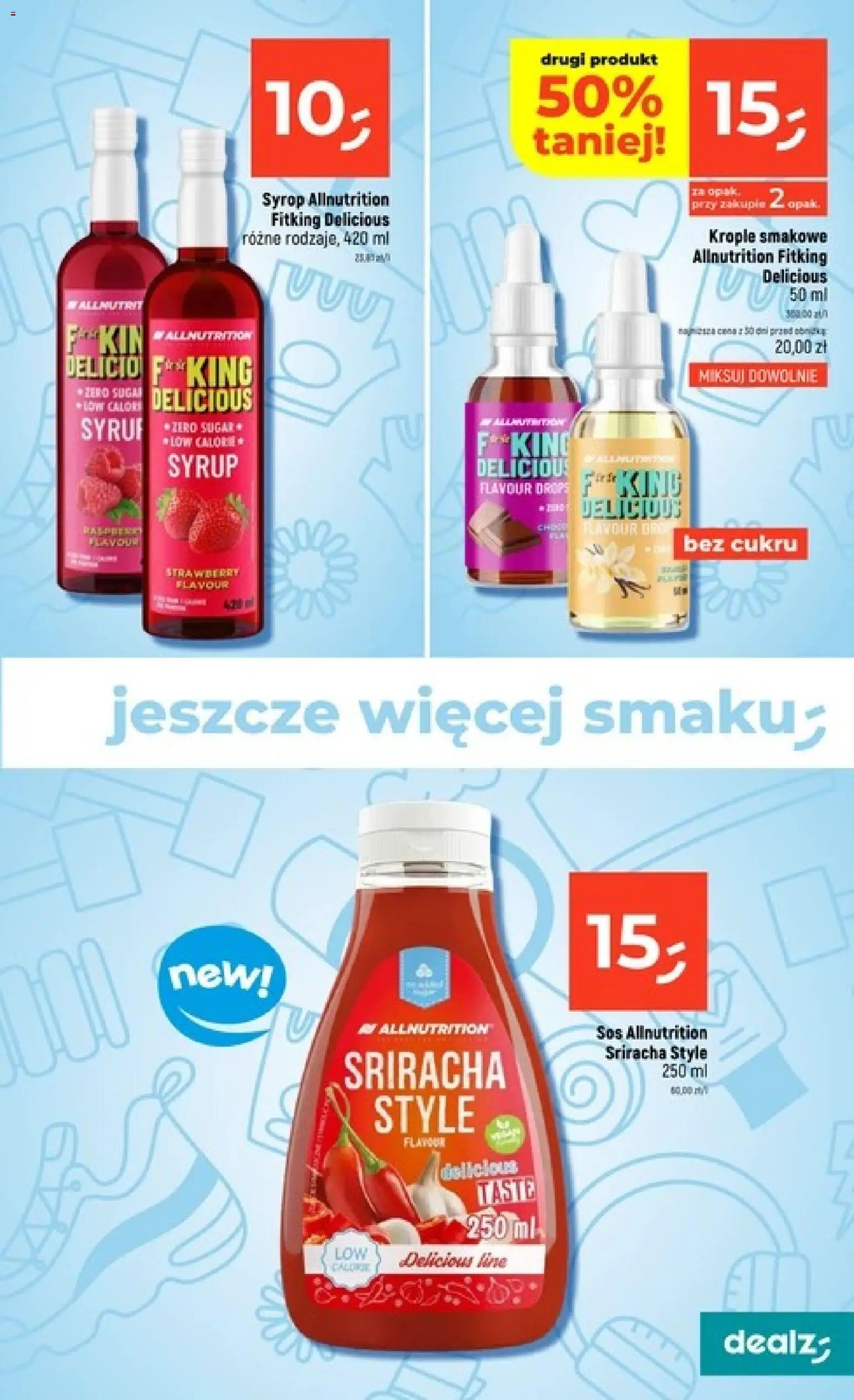 Dealz gazetka od 03.09.2026 | Strona: 19 | Produkty: Syrop, Sriracha, Sos