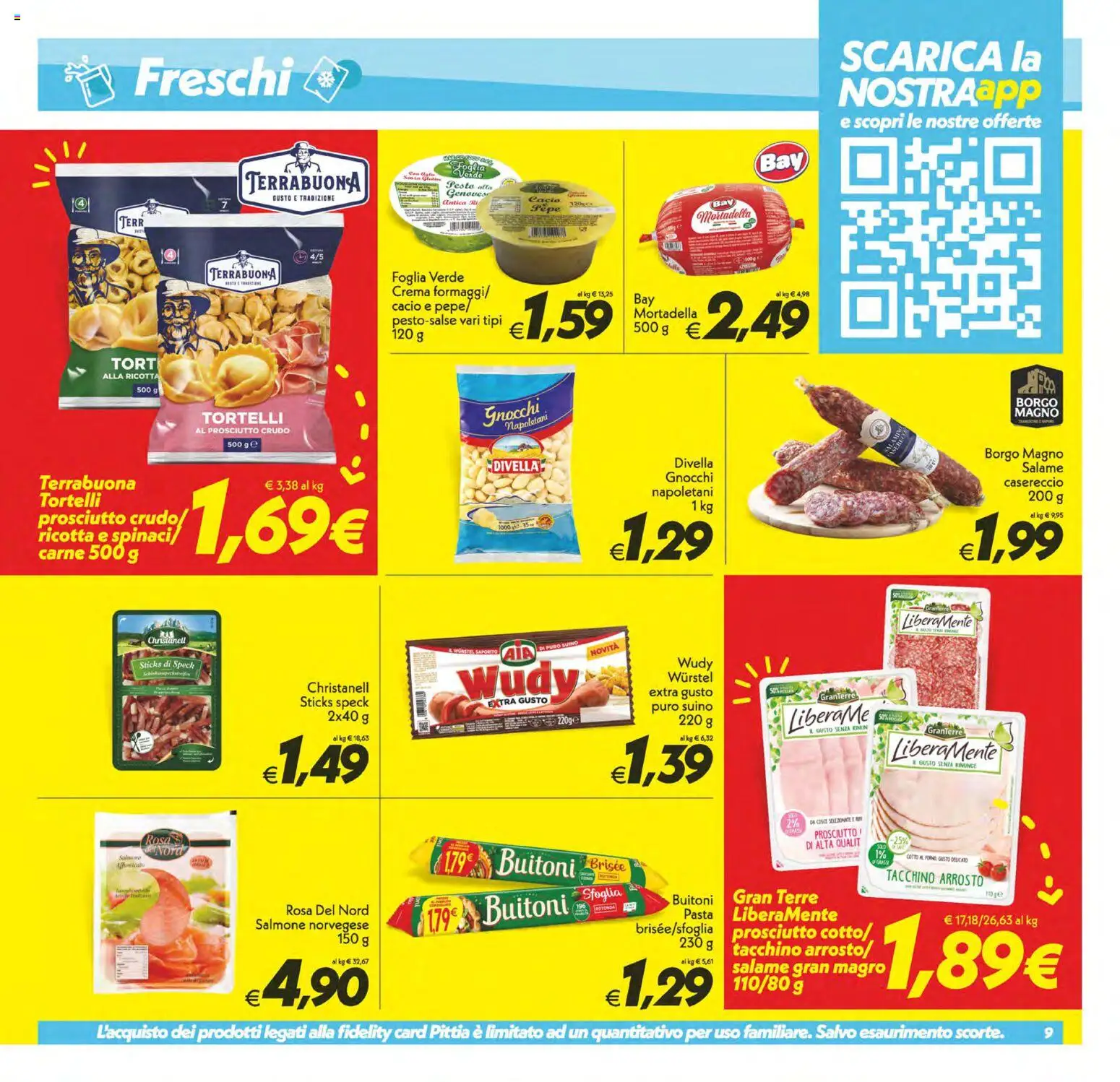 Volantino SuperConveniente del 11/09/2026 | Pagina: 9 | Prodotti: Arrosto, Crema, Prosciutto, Mortadella