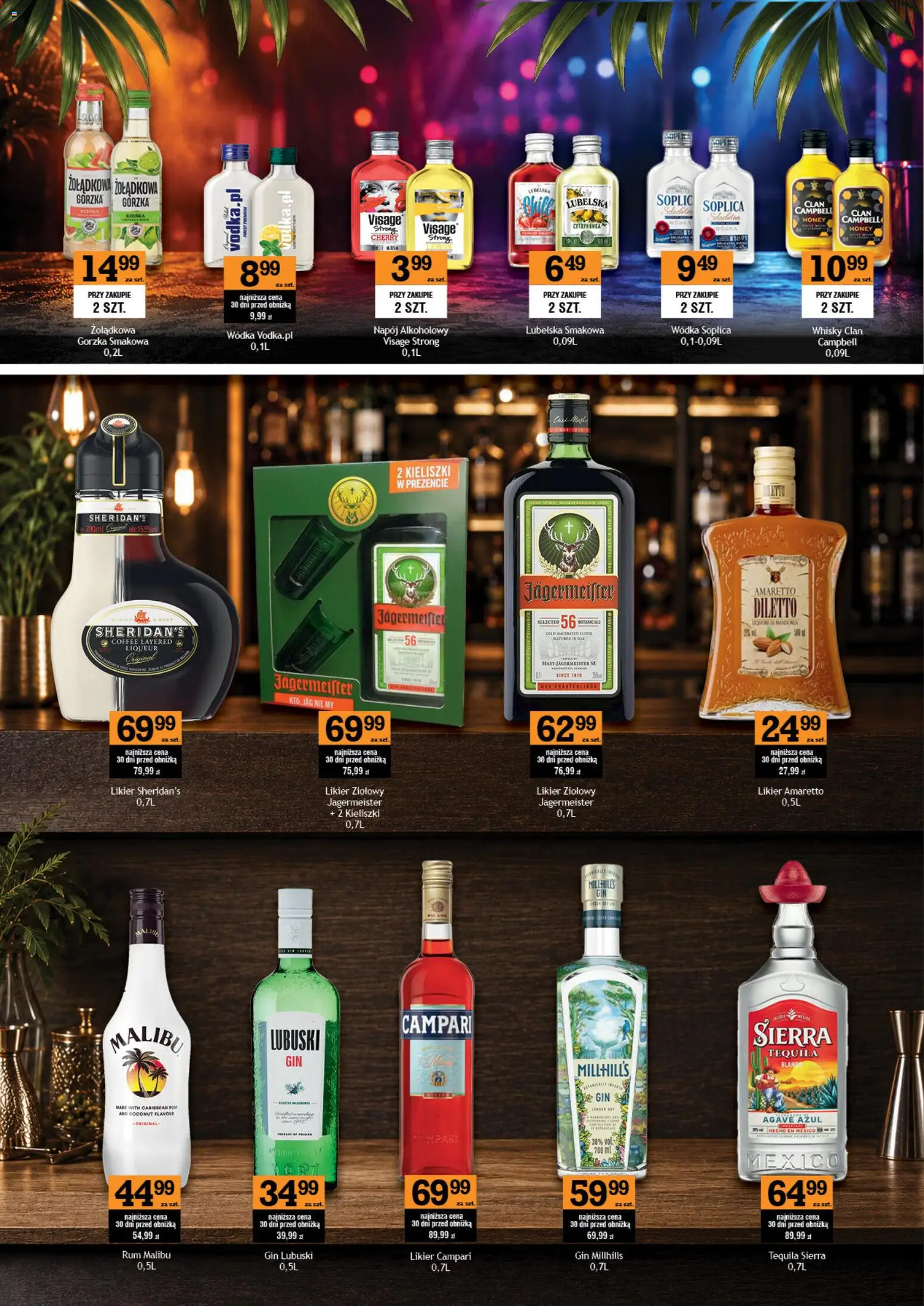 Gram Market gazetka - Barek od 01.09.2026 | Strona: 2 | Produkty: Likier ziołowy, Campari, Wódka, Whisky