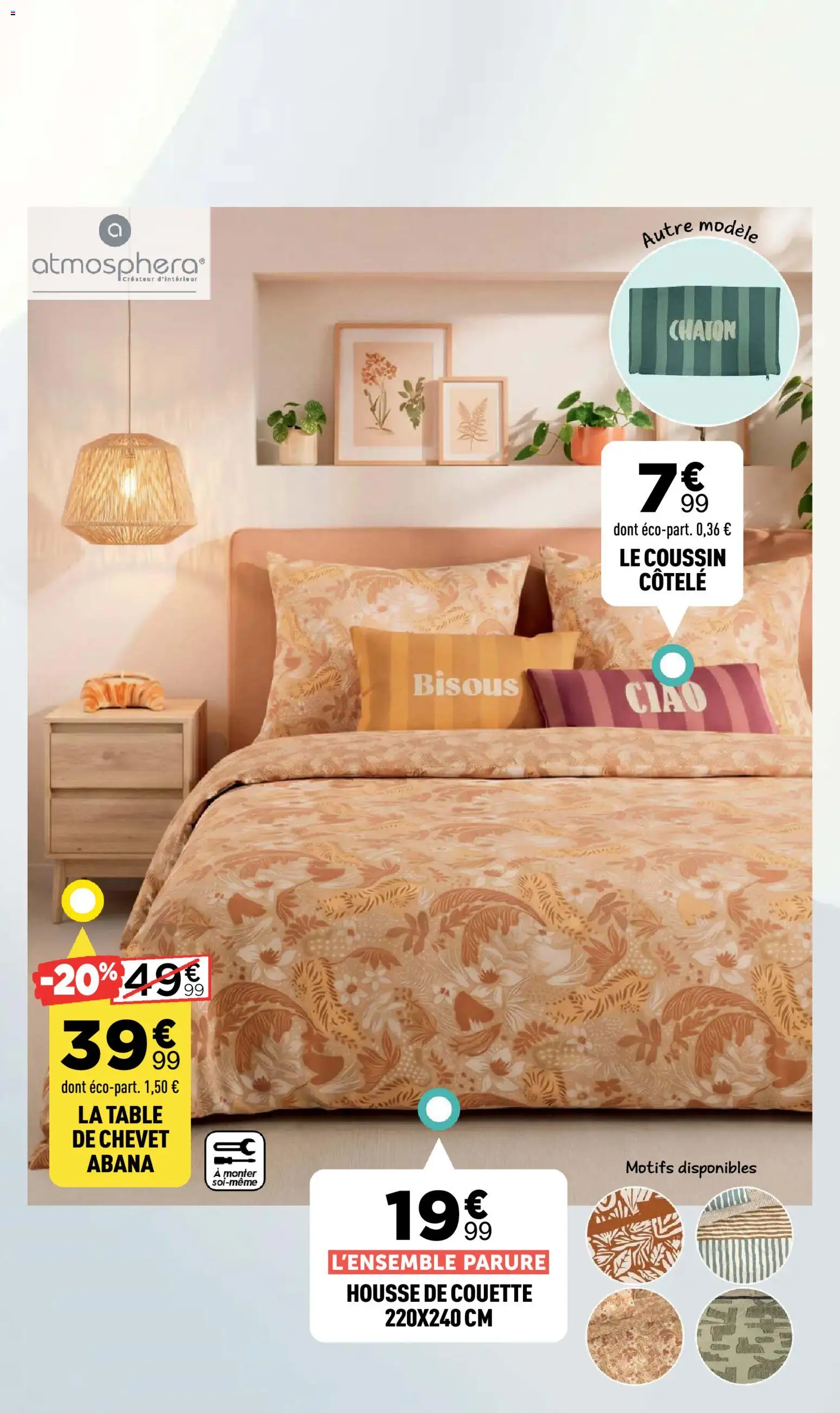 {H1} | Page: 19 | Produits: Table de chevet, Table, Housse de couette, Couette