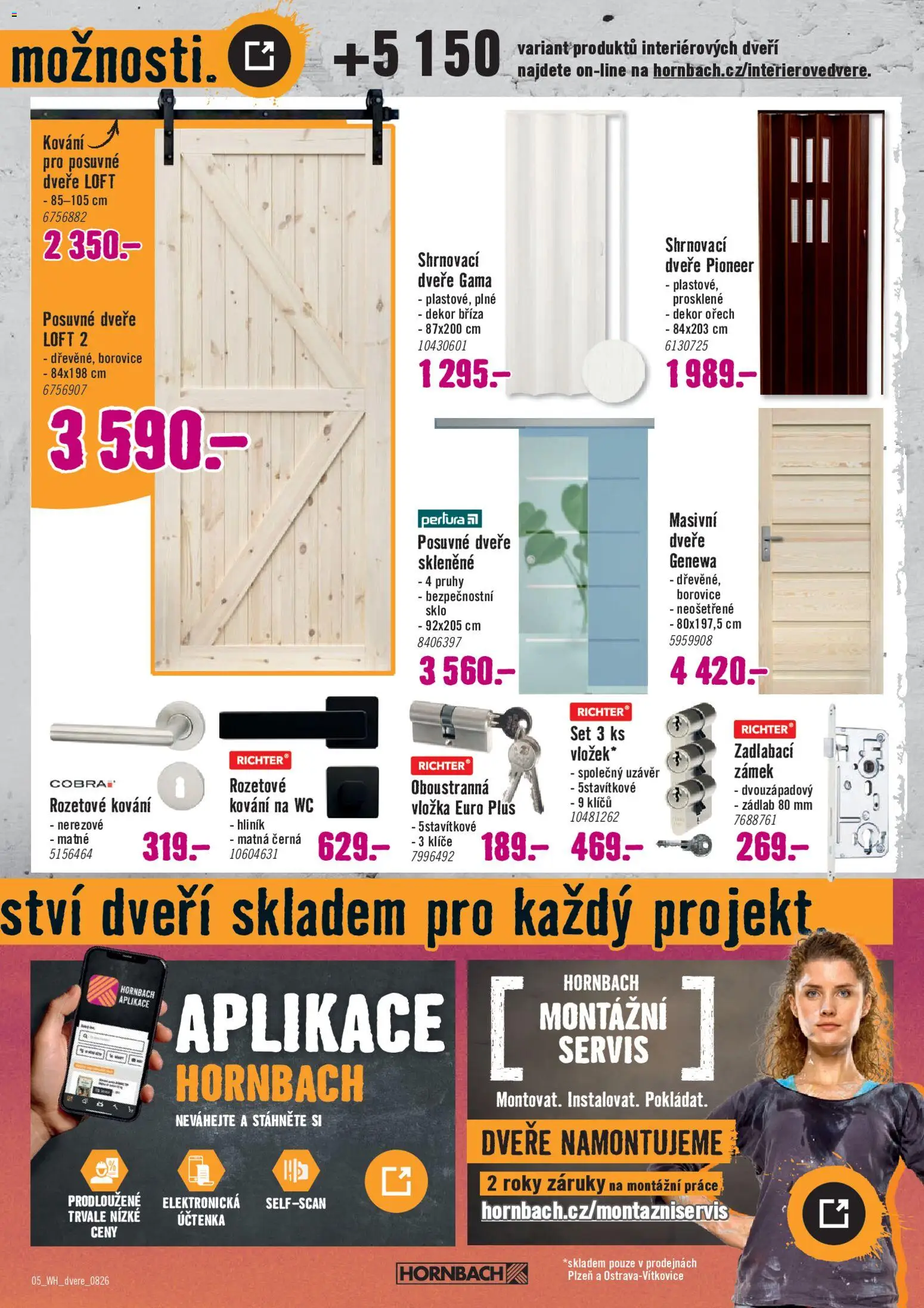 HORNBACH leták - Dveře od 05.08.2026 | Strana: 5
