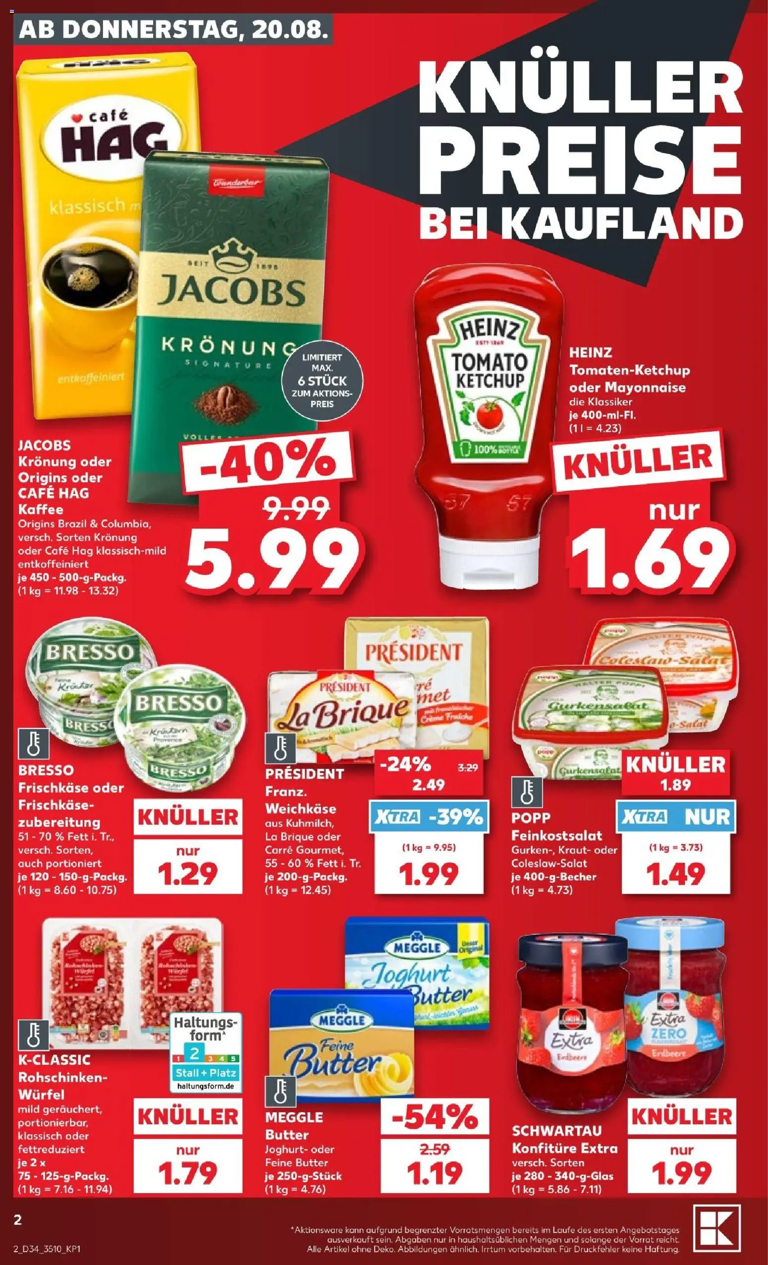Kaufland Prospekt Leipzig – gültig ab 20.08.2026 | Seite: 2 | Produkte: Fleisch