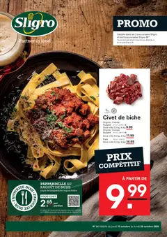Sligro - Publicité - Voorbeeld van een folder van Sligro, geldig van 15/10/2026