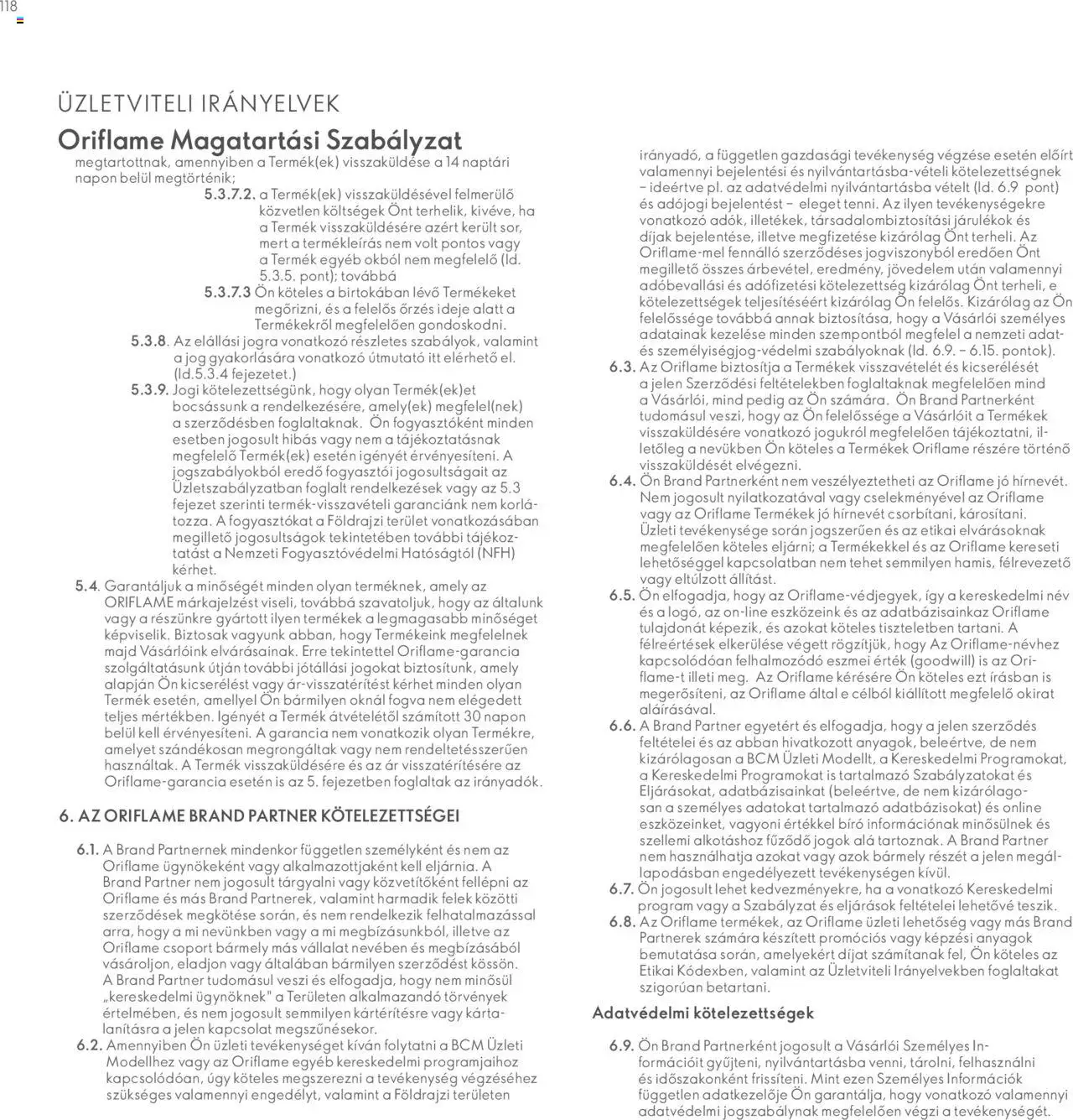 Oriflame akciós ujság - amely érvényes a következő dátumtól: 2024.04.28. | Oldal: 118