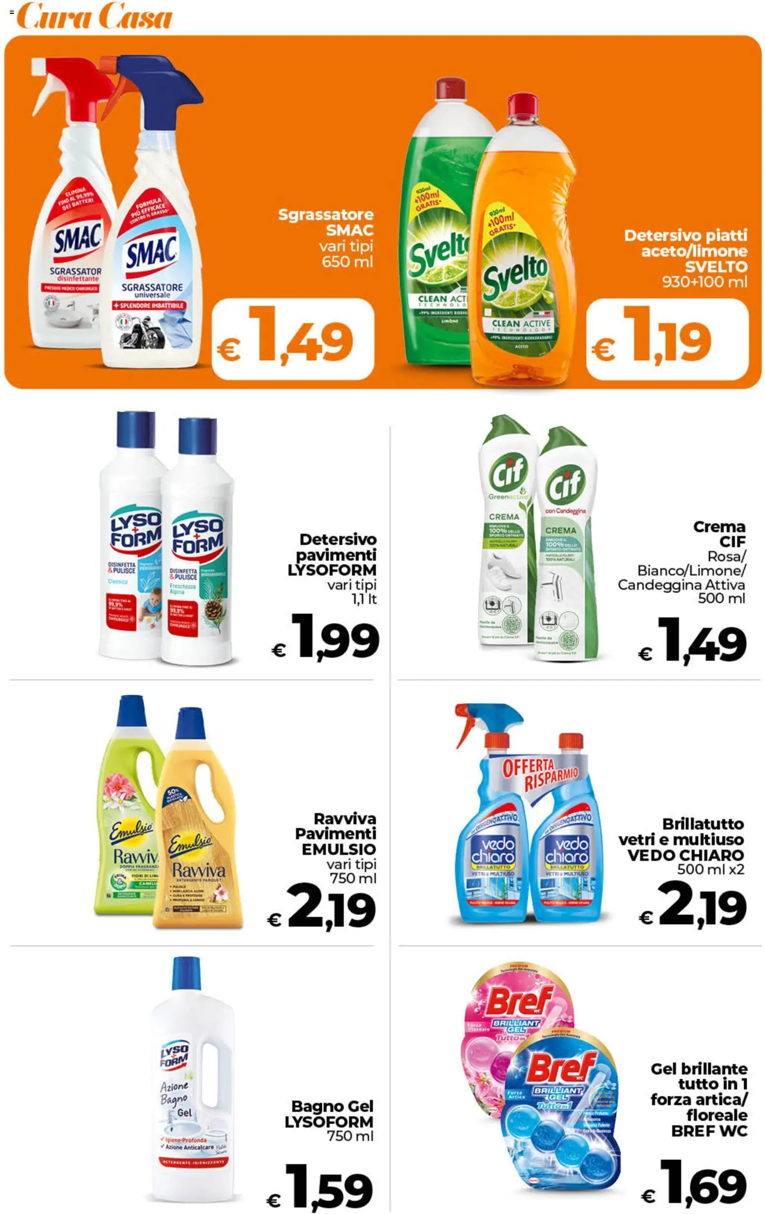 Volantino Ipercoop del 29.05.2026 | Pagina: 50 | Prodotti: Crema, Detergente, Anticalcare, Bagno