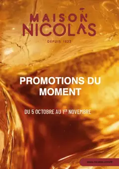 Nicolas - Prévisualisation de Nicolas catalogue valide à partir de 05/10/2026