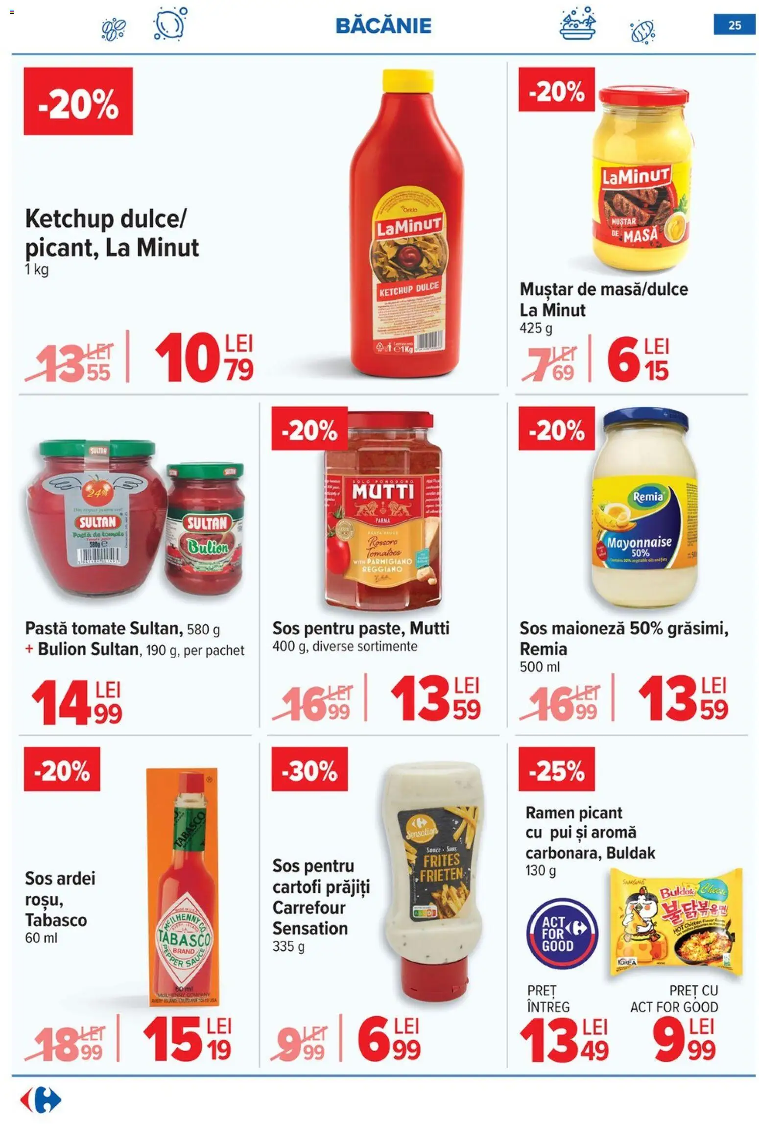 Noul catalog Carrefour – valabil de la 10.06.2026 | Pagină: 25 | Produse: Masă, Hacıyatmaz Kedi Oyuncağı, Muștar, Cartofi