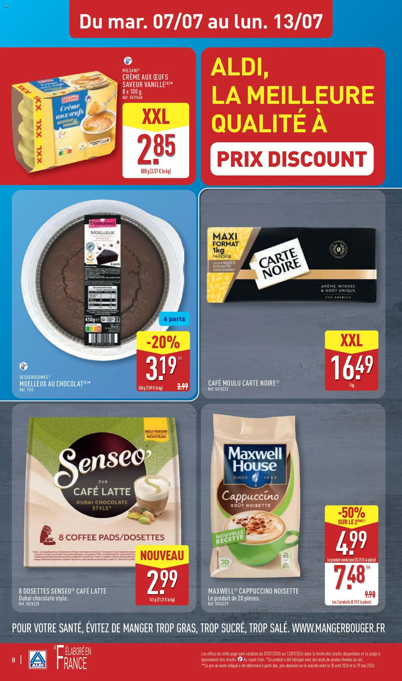 {H1} | Page: 10 | Produits: Noisette, Cafe moulu carte noire, Café moulu, Chocolat