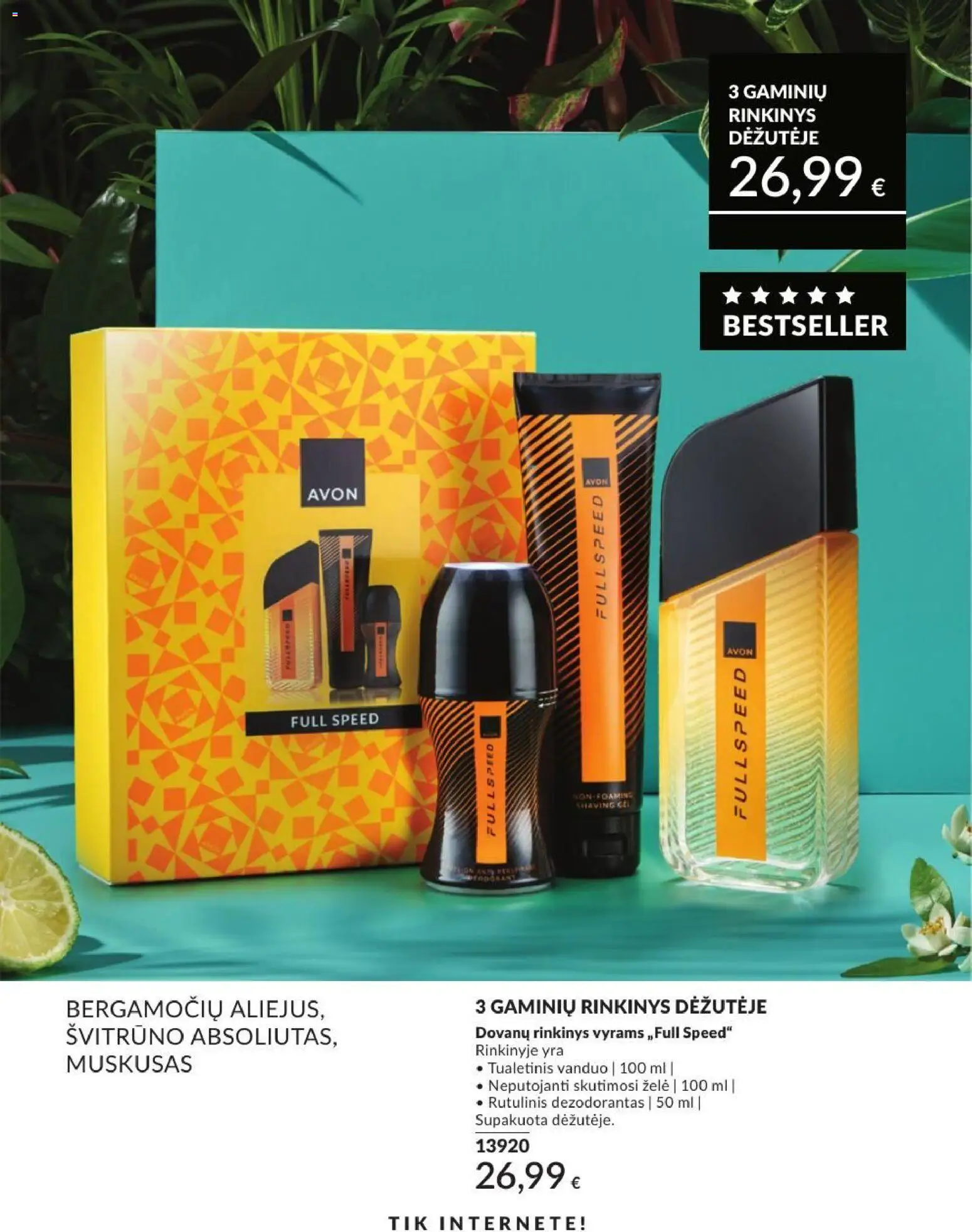 AVON akcijos nuo 2026.08.01 | Puslapis: 189 | Prekių: Rutulinis dezodorantas, Tualetinis vanduo, Dezodorantas