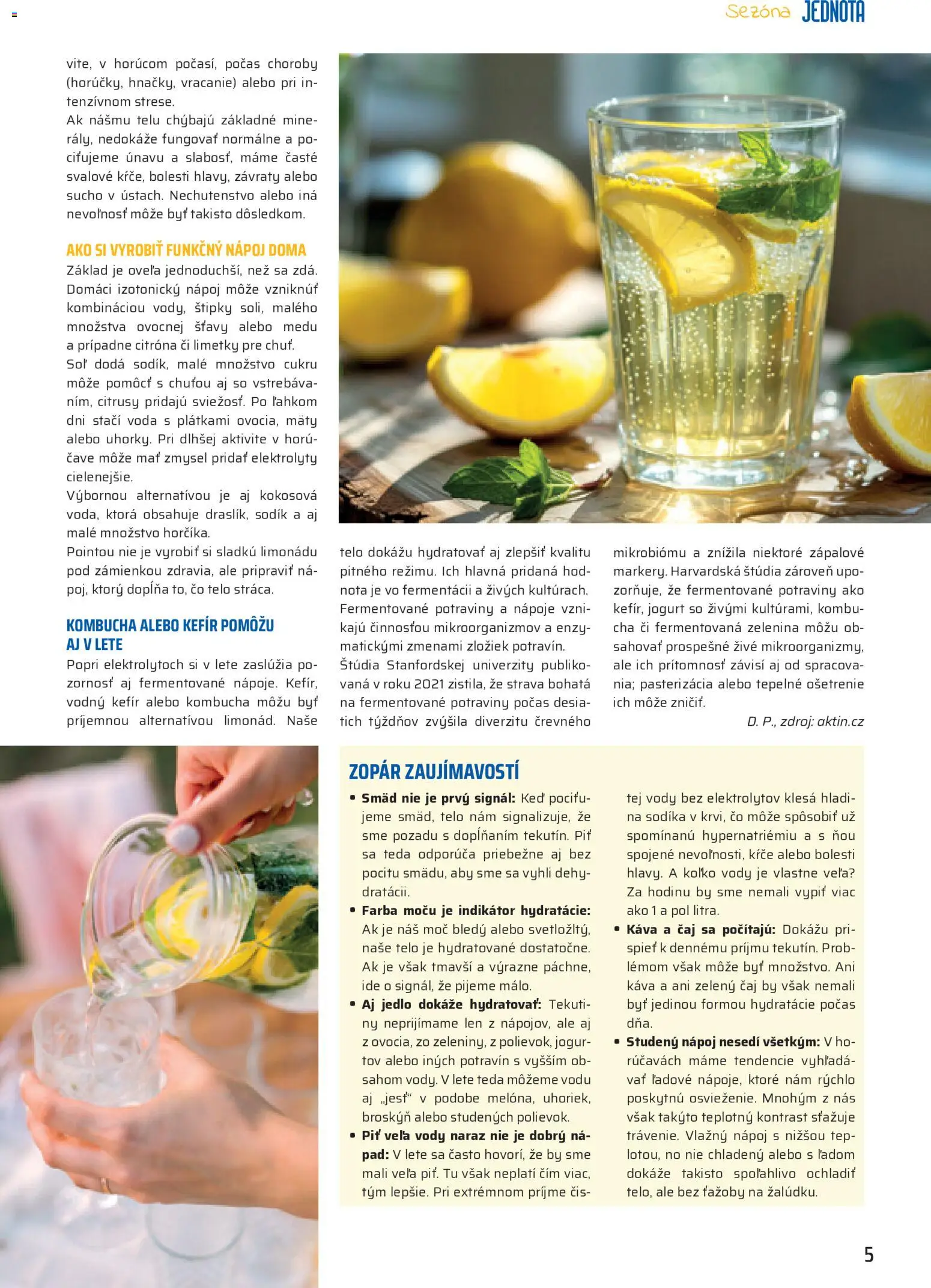 Nové COOP Jednota akcie – leták je platný od 01.06.2026 | Strana: 5 | Produkty: Vaňa, Káva, Čaj, Soľ
