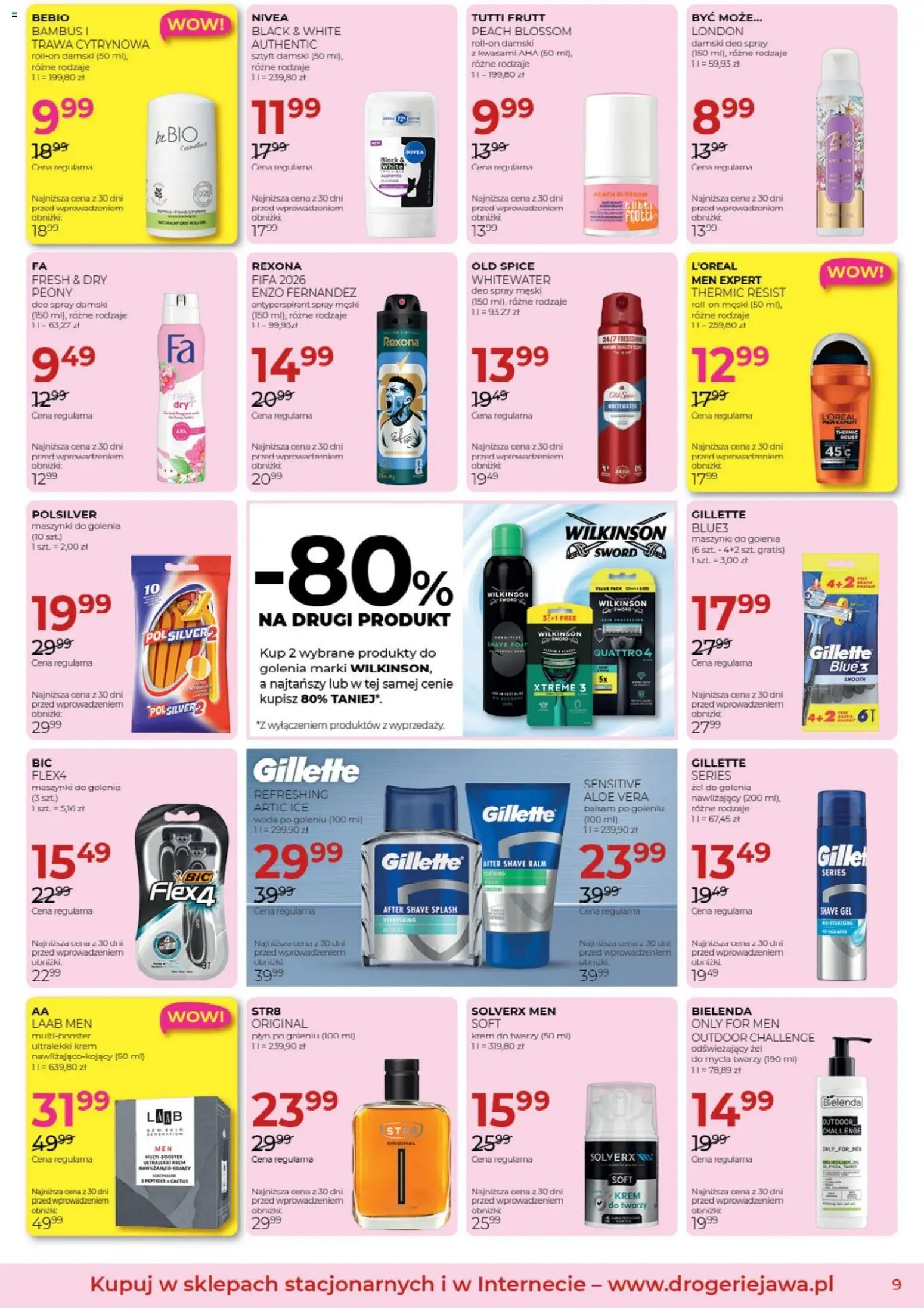 Jawa gazetka od 03.09.2026 | Strona: 9 | Produkty: Bielenda, Maski, Krem, Antyperspirant