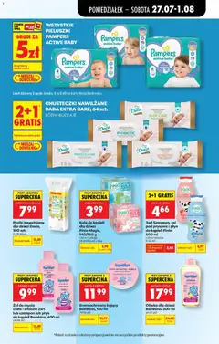 Pogląd oferty "3w1 Szampon, żel pod prysznic i płyn do kąpieli Pinio, 500 ml, 3w1 Szampon, żel pod prysznic i płyn do kąpieli Pinio, 500 ml" - ważna od 27.07.2026 | Strona: 85