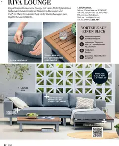 Dehner Gartenmöbel Trends 2026 ab 29.01.2026 gültig | Seite: 22 | Produkte: Wasser, Kissen, Tisch
