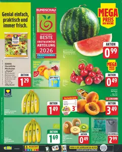 Elli Markt Prospekt ab 08.06.2026 gültig | Seite: 4 | Produkte: Korb, Kirschen, Gemüse