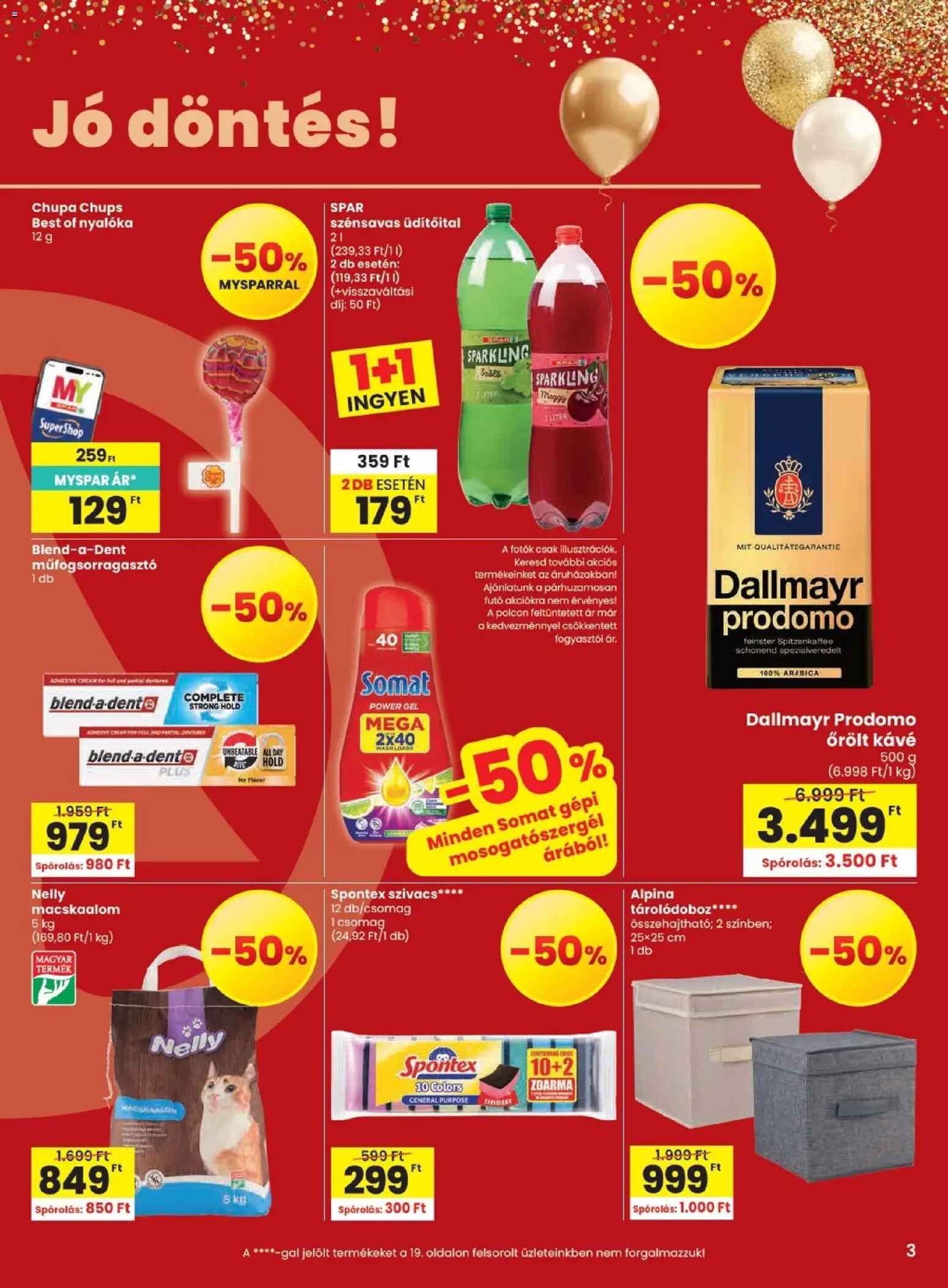 Spar akciós ujság - amely érvényes a következő dátumtól: 25.06.2026 | Oldal: 3