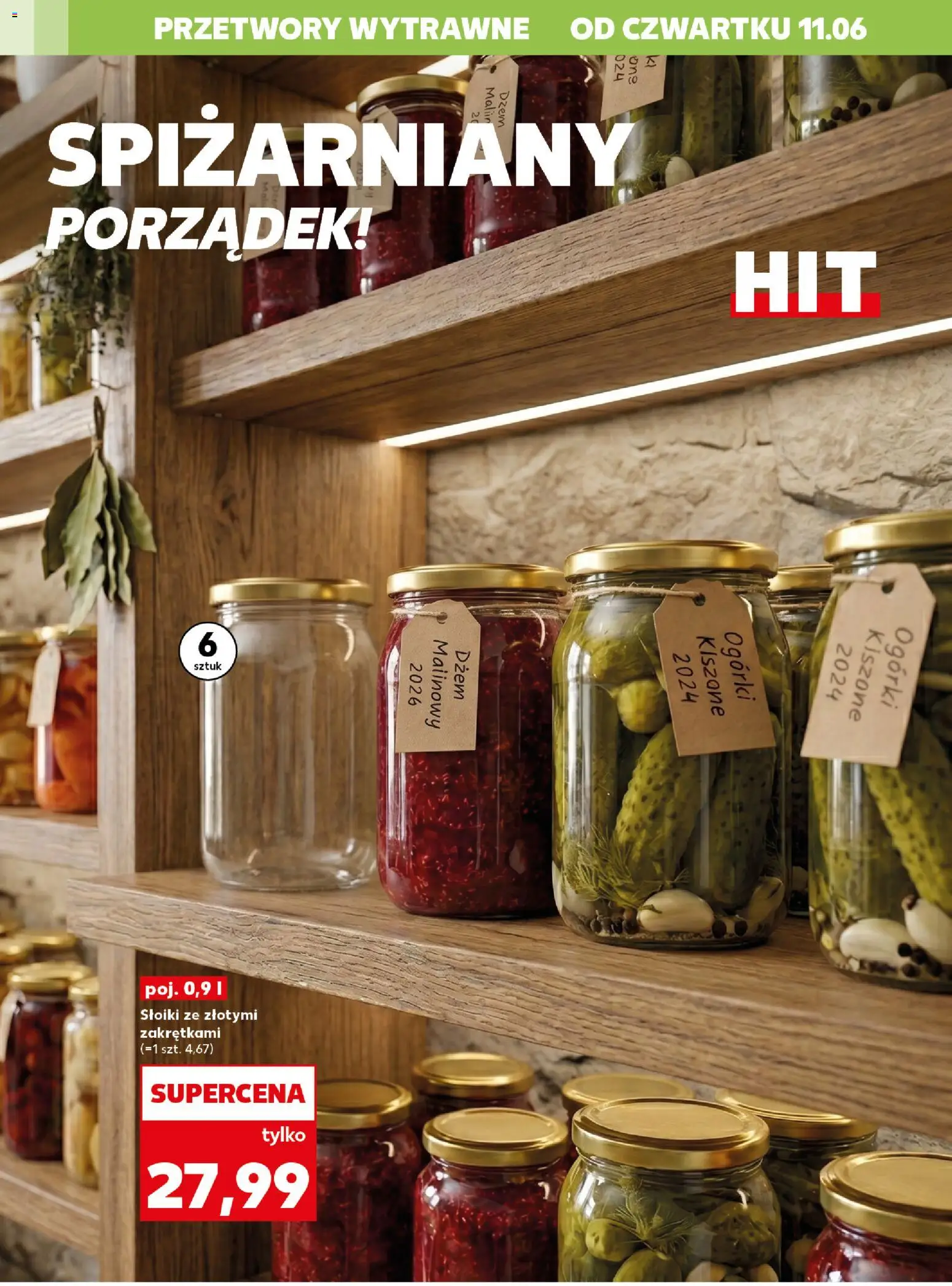 Kaufland Polsko leták - Kochamy przetwory od 11.06.2026 | Strana: 10 | Produkty: Džem