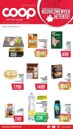 COOP - Mini & Abc & Szuper / Nyírzem - amely érvényes a következő dátumtól: 2026.07.16.