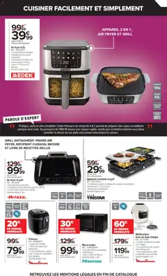 Carrefour - Prévisualisation de Carrefour Passez l'automne connecté à vos envies valide à partir de 25/09/2026 | Page: 6 | Produits: Filtre, Plateau, Brosse, Appareil à raclette