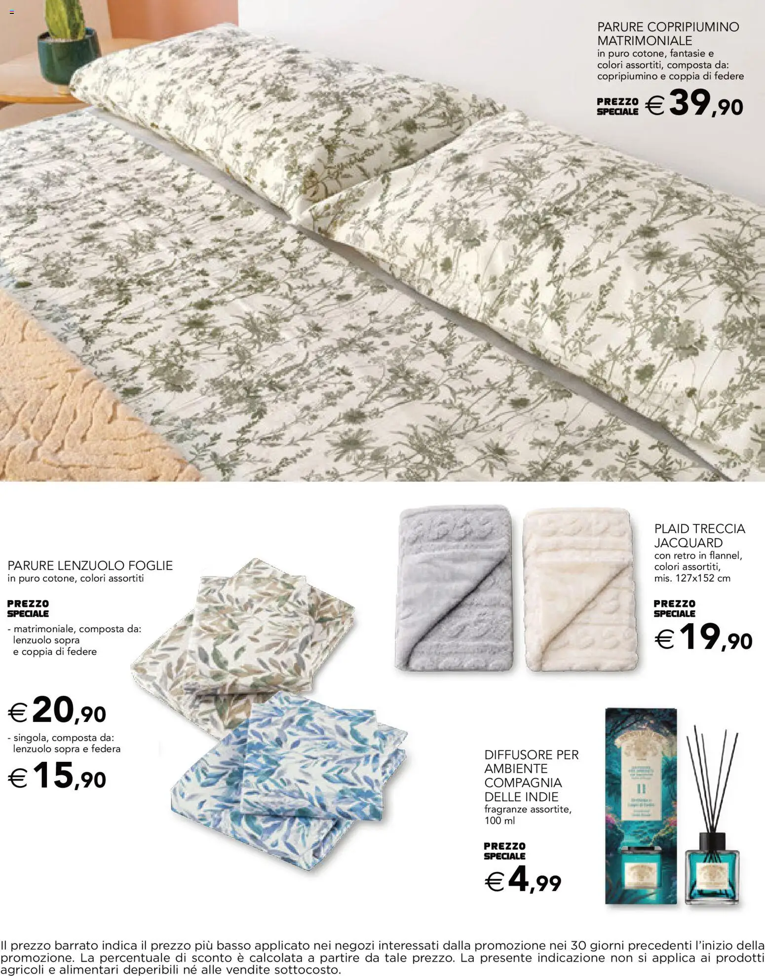 Volantino Esselunga S del 08/10/2026 | Pagina: 17 | Prodotti: Copripiumino, Plaid, Basso, Federa