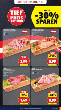 ITALIENISCHER SALAMI-AUFSCHNITT, CUCINA ITALIENISCHER SALAMI-AUFSCHNITT verschiedene Sorten 150 g ab 31.07.2026 gültig | Seite: 19