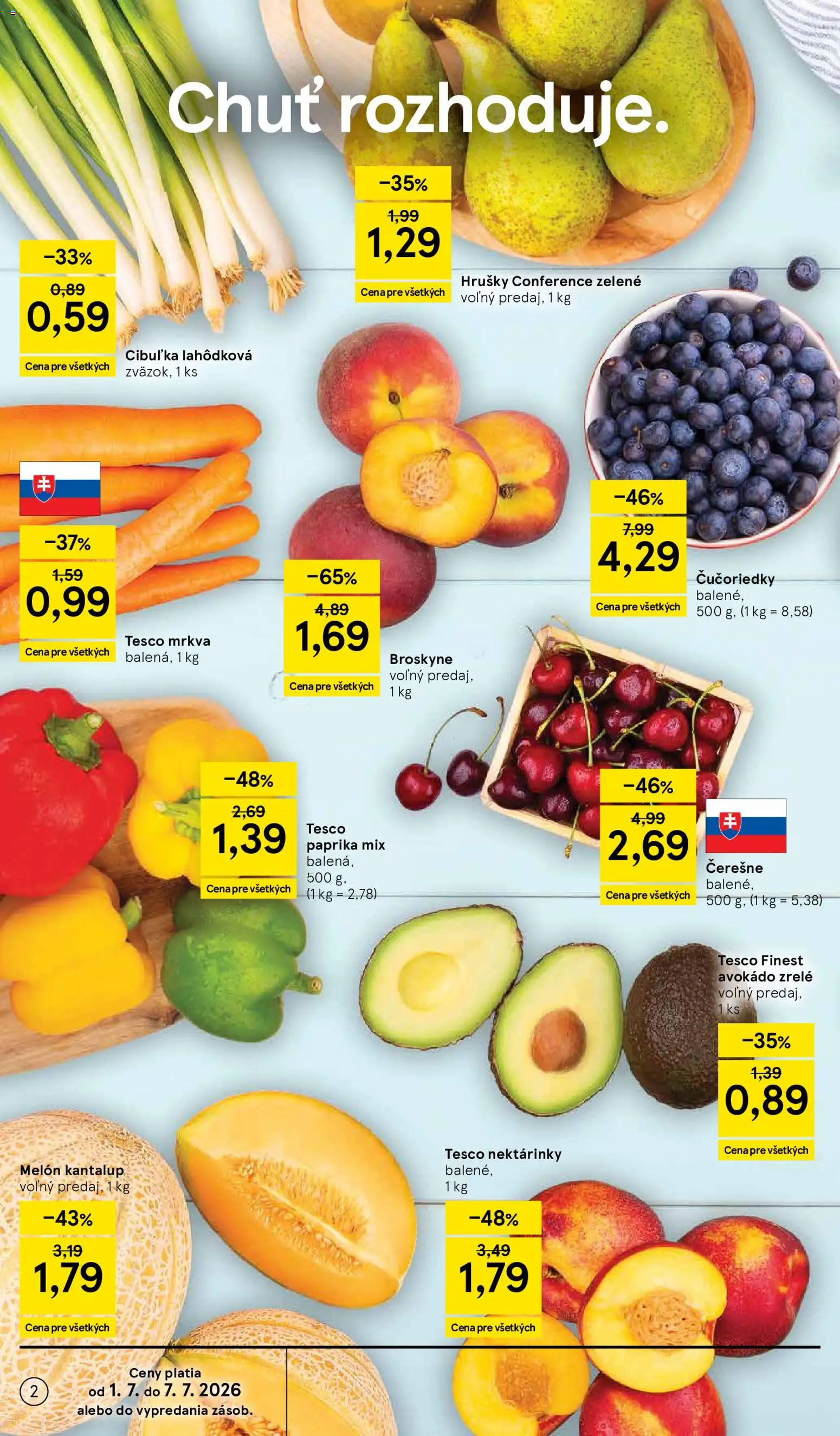 Nové Tesco akcie – leták je platný od 01.07.2026 | Strana: 2