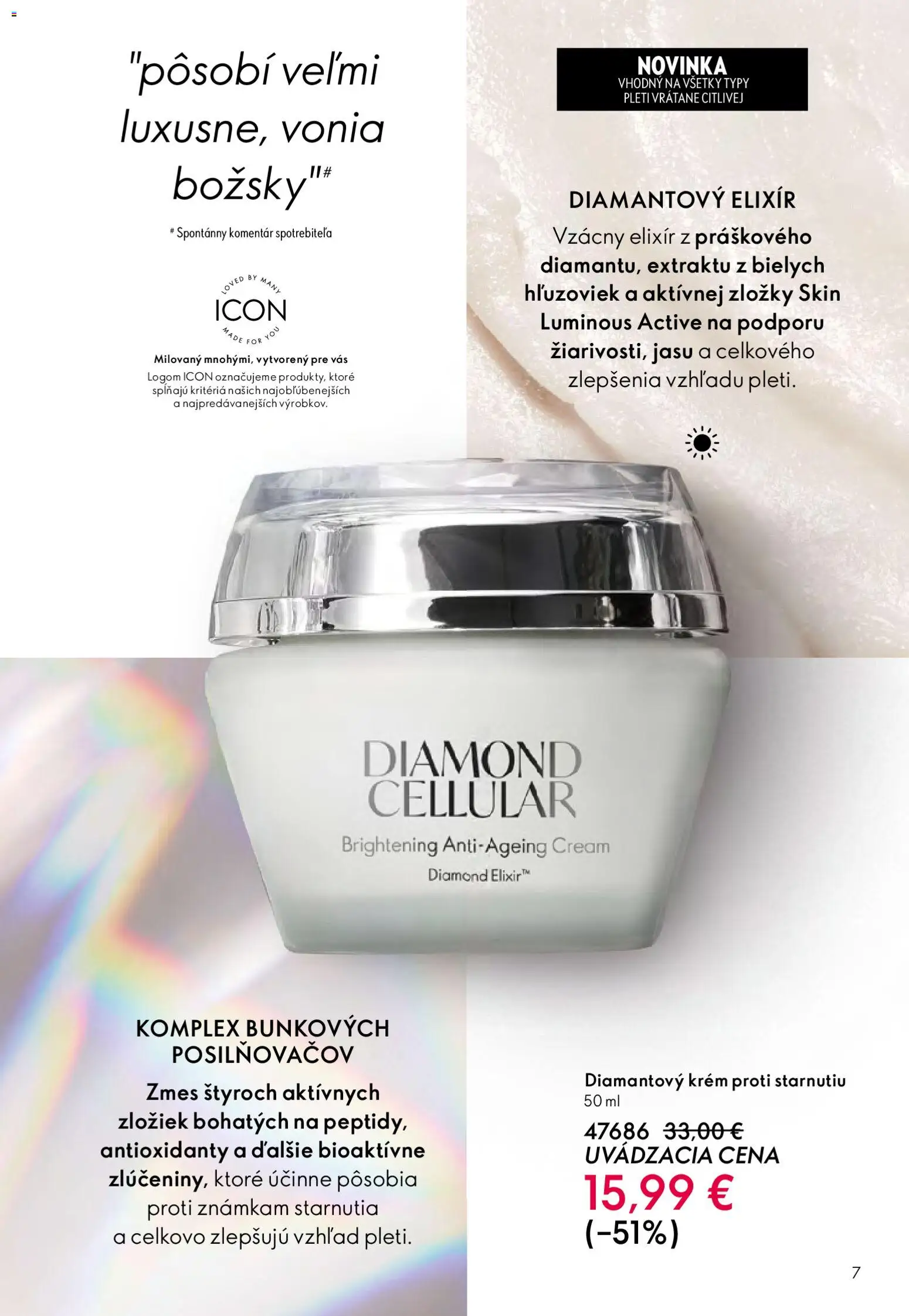 Nové Oriflame akcie – leták je platný od 06.05.2026 | Strana: 7 | Produkty: Krém